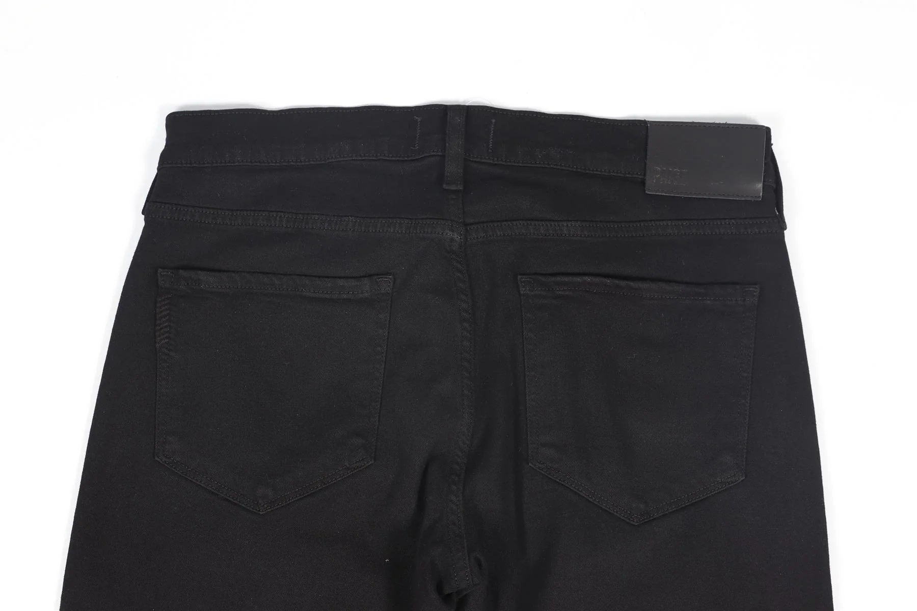 PAIGE BLACK MEN'S STRAIGHT LEG JEANS SMALL - Image 5