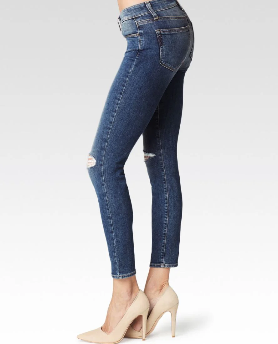 PAIGE VERDUGO ANKLE SKINNY JEANS IN KEIRAN DESTRUCTED W27 UK 8/10 - Image 10