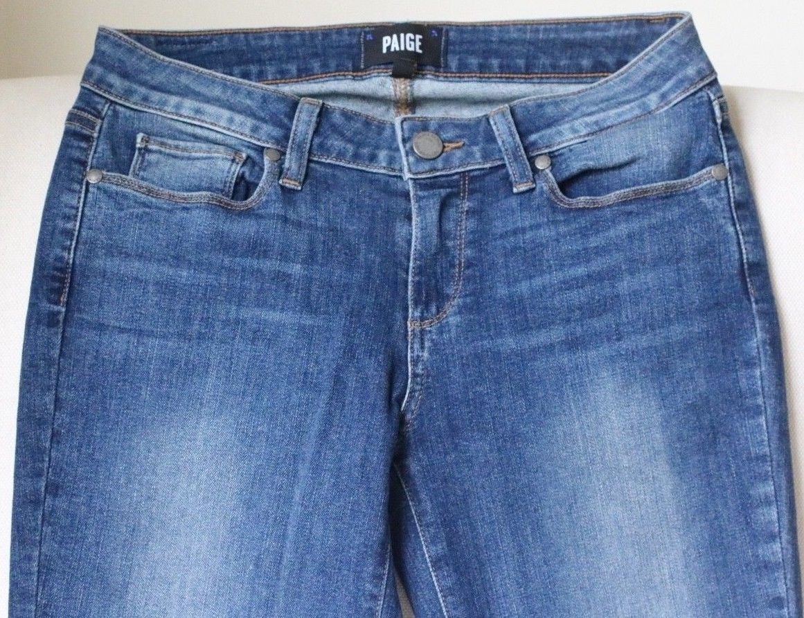 PAIGE VERDUGO ANKLE SKINNY JEANS IN KEIRAN DESTRUCTED W27 UK 8/10 - Image 4