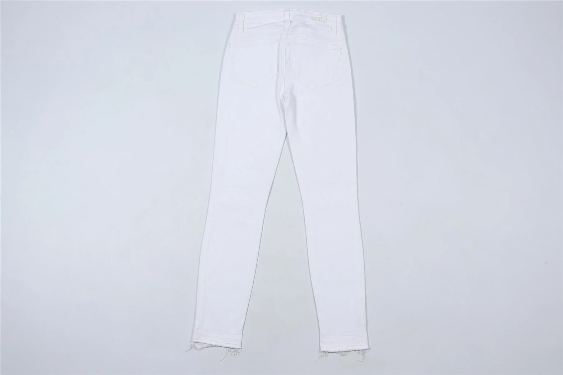 PAIGE WHITE MID RISE SKINNY JEANS W25 UK 6-8 - Image 4