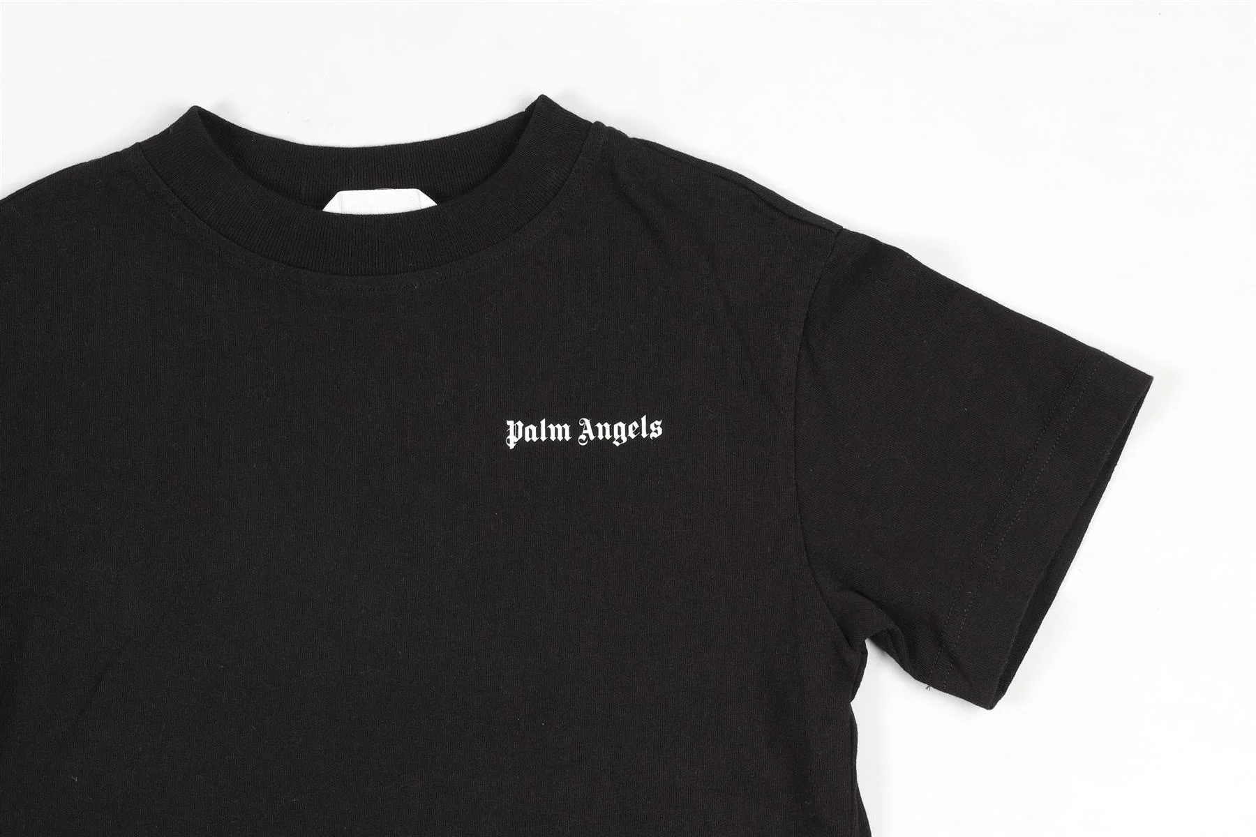 PALM ANGELS BLACK KIDS BOYS COTTON T-SHIRT 8 YEARS - Image 3