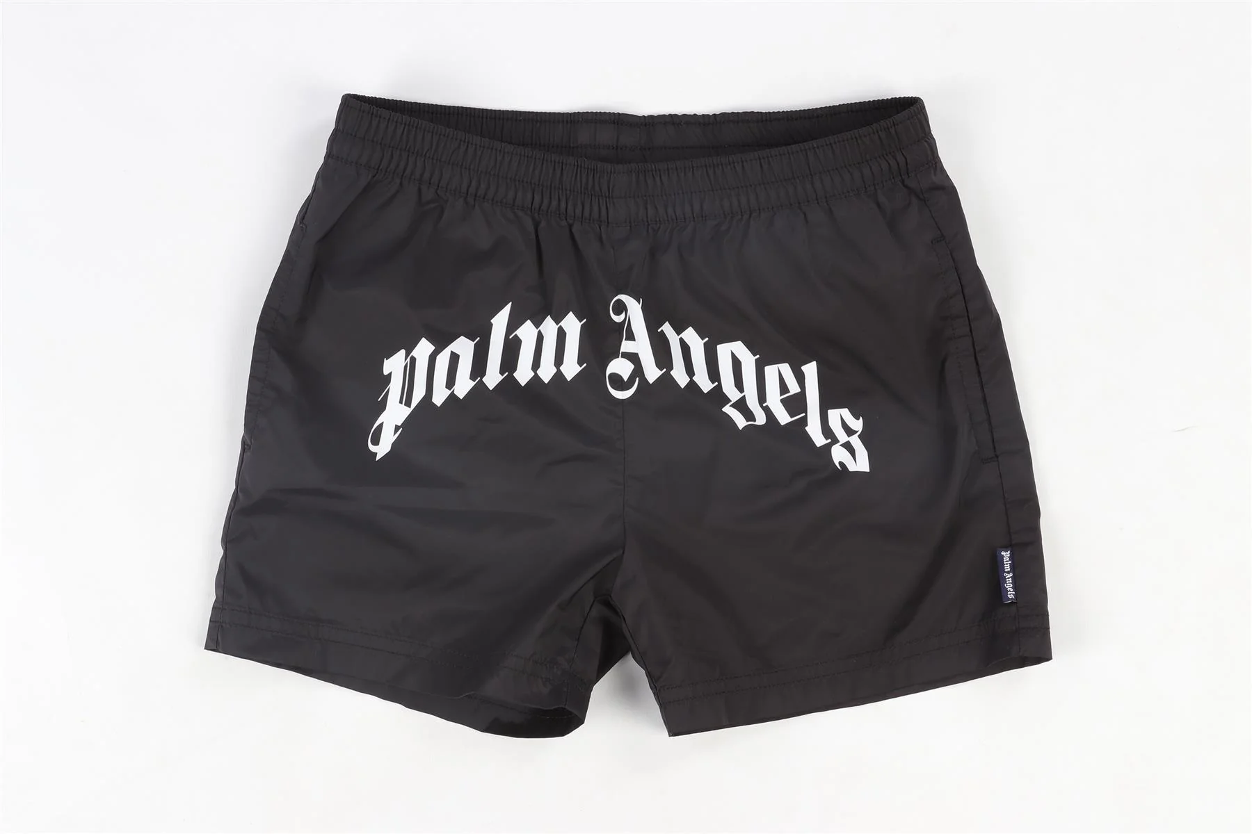 PALM ANGELS BLACK KIDS BOYS SWIM SHORTS 10 YEARS - Image 2