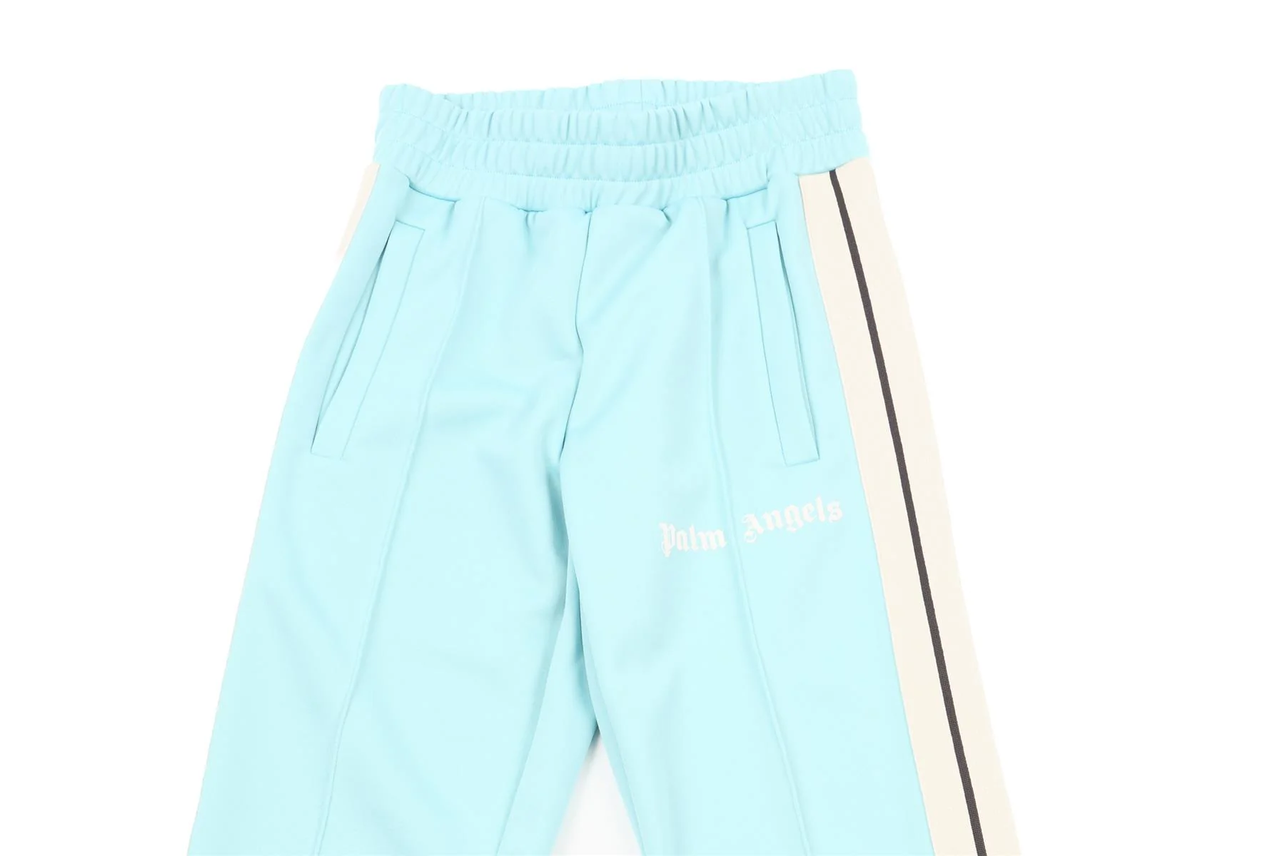 PALM ANGELS BLUE JERSEY TRACK PANTS XXSMALL - Image 3