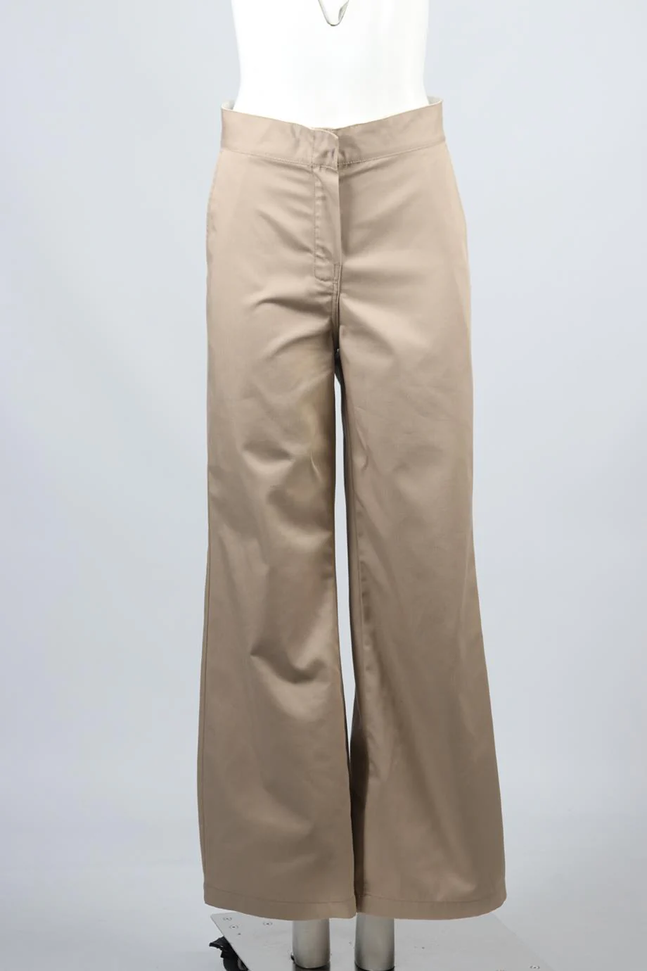 PALM ANGELS COTTON BLEND WIDE LEG PANTS LARGE - Image 2