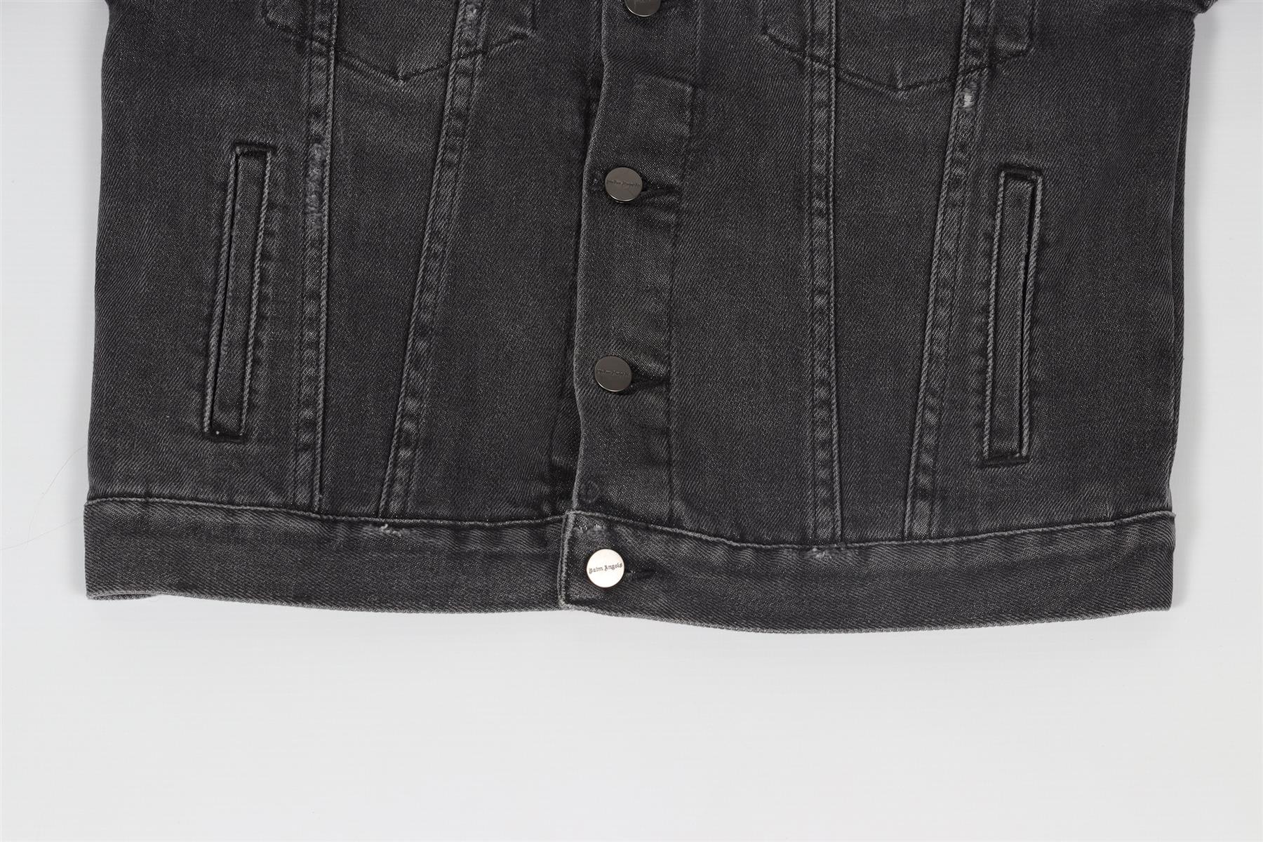 PALM ANGELS GREY KIDS BOYS JACKET 8 YEARS - Image 4