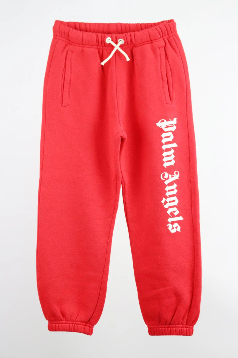 PALM ANGELS KIDS GIRLS LOGO COTTON TRACK PANTS 8 YEARS - Image 2
