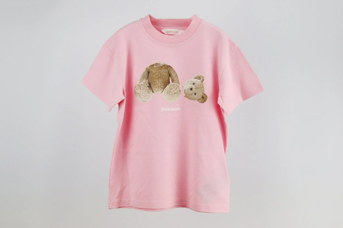 PALM ANGELS KIDS GIRLS TEDDY COTTON T-SHIRT 8 YEARS - Image 2