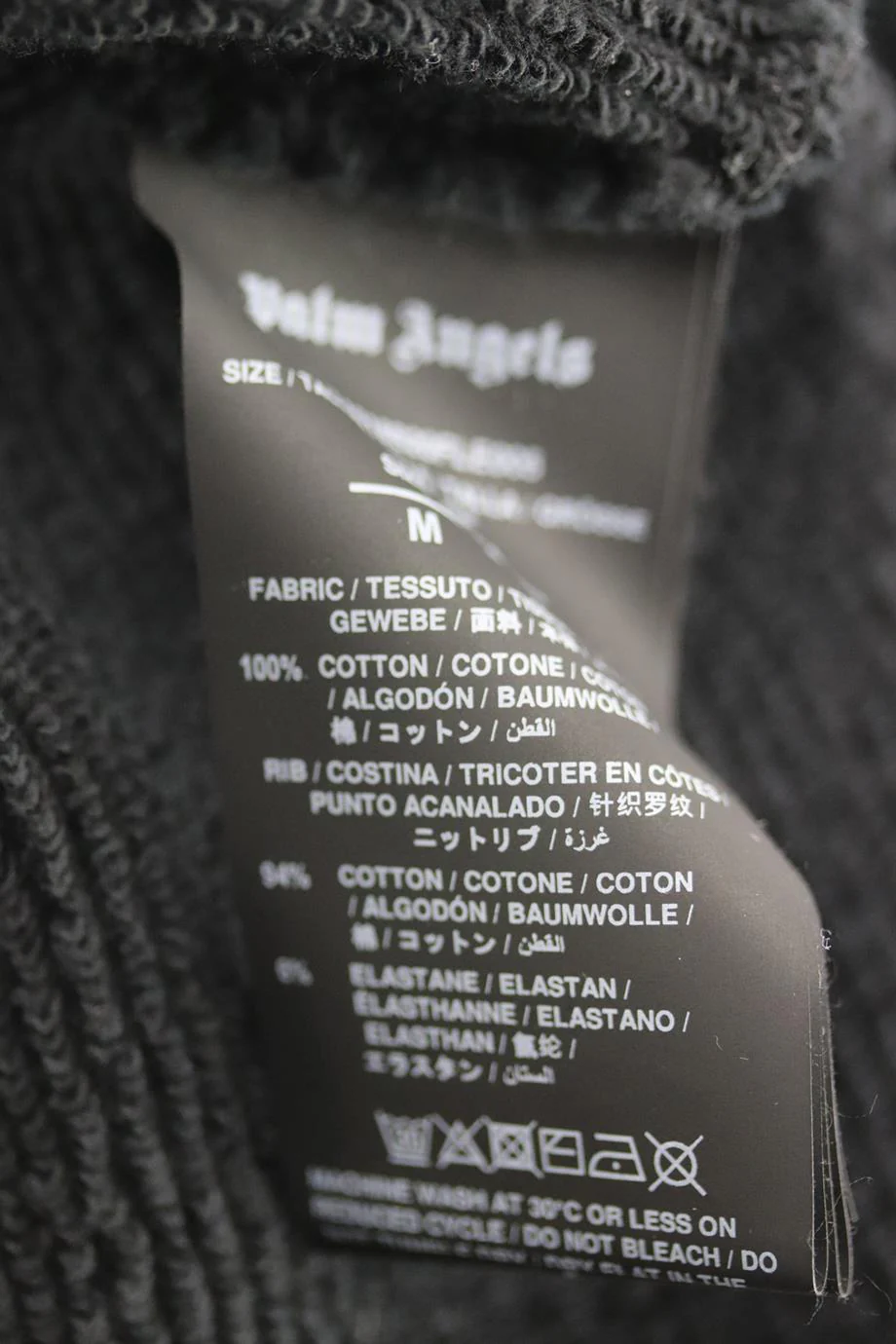 PALM ANGELS PRINTED COTTON TERRY SWEATSHIRT MEDIUM - Image 6