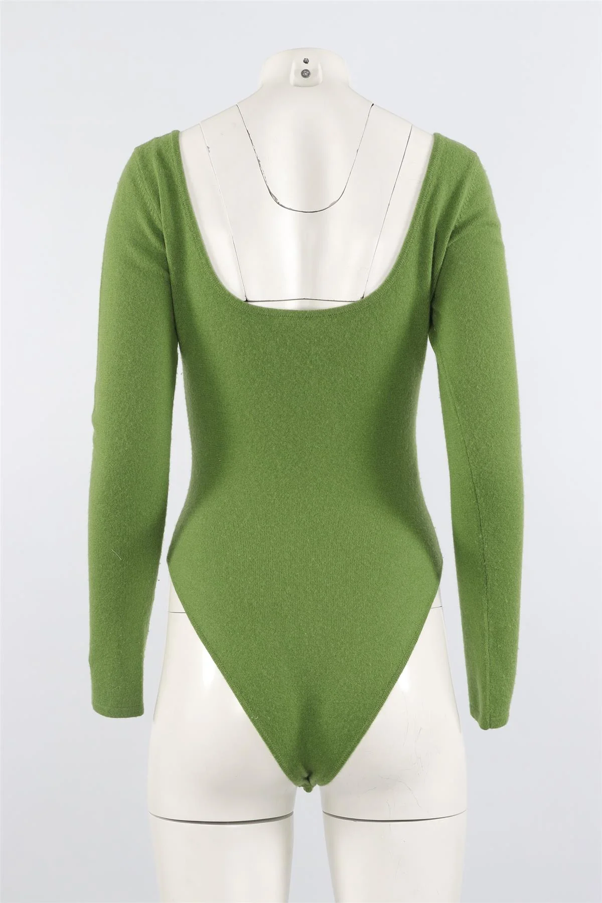 PARIS GEORGIA GREEN WOOL BODYSUIT SMALL - Image 4