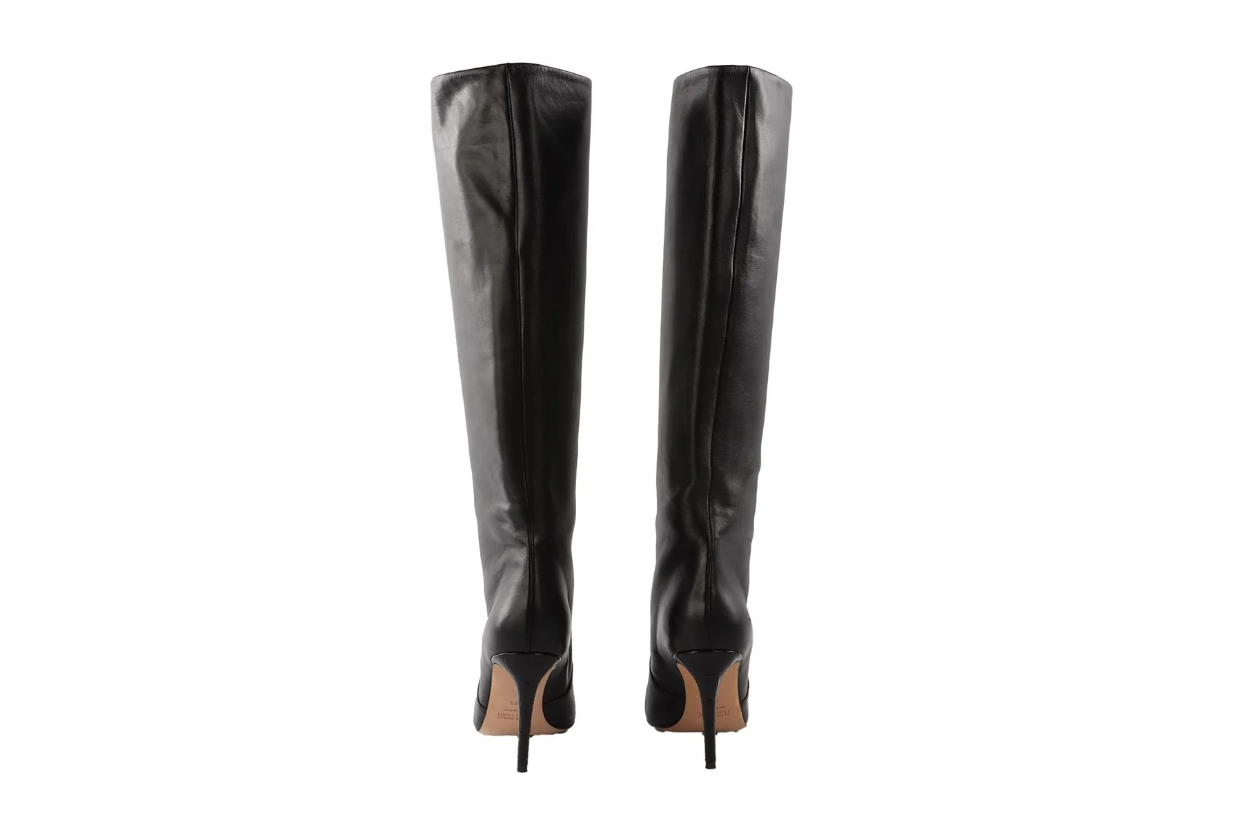 PARIS TEXAS BLACK LEATHER KNEE HIGH BOOTS EU 38.5 UK 5.5 US 8.5 - Image 5