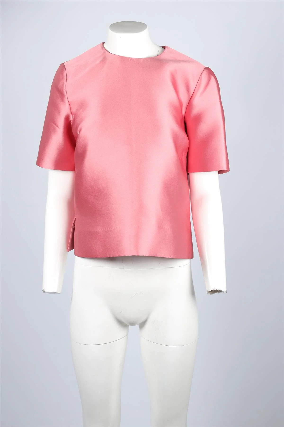Parosh Pink Satin Top LARGE - Image 2