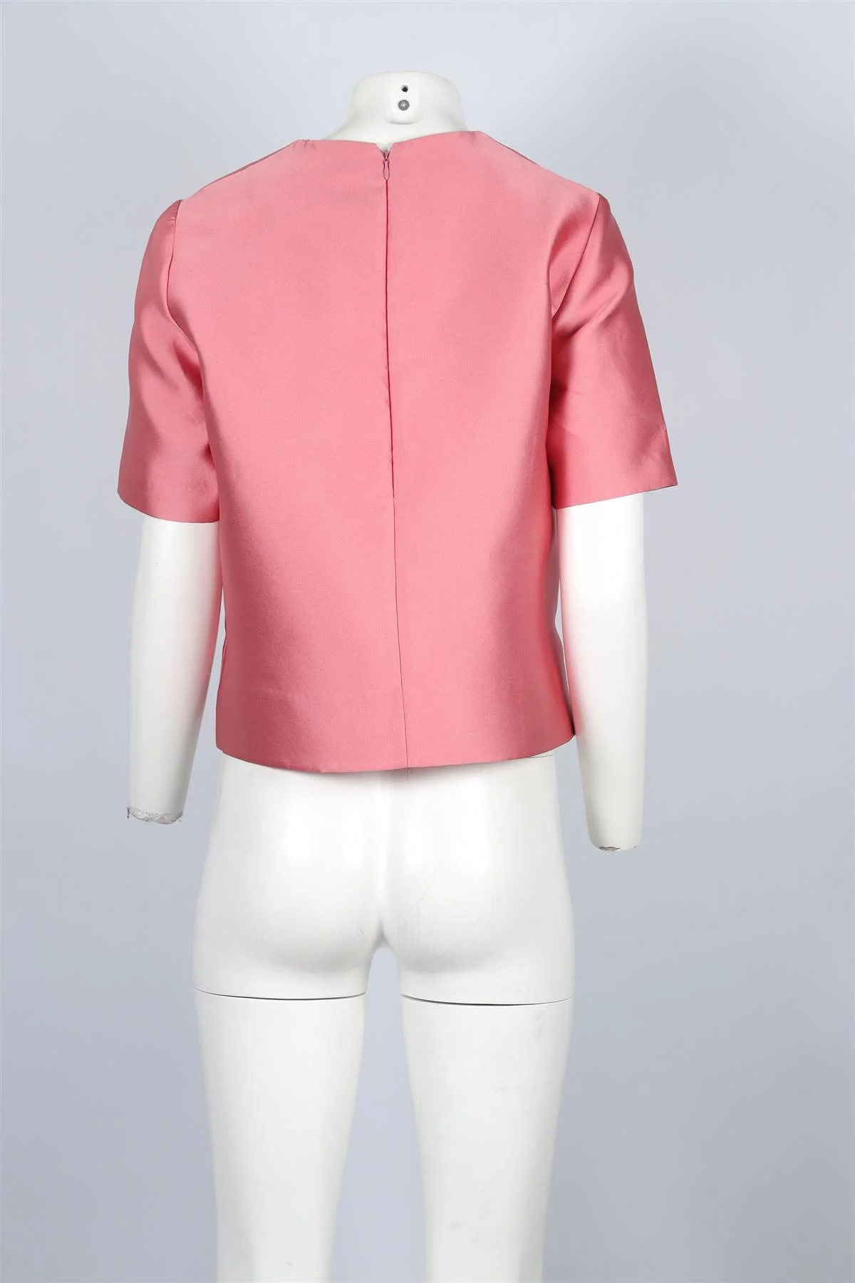 Parosh Pink Satin Top LARGE - Image 4