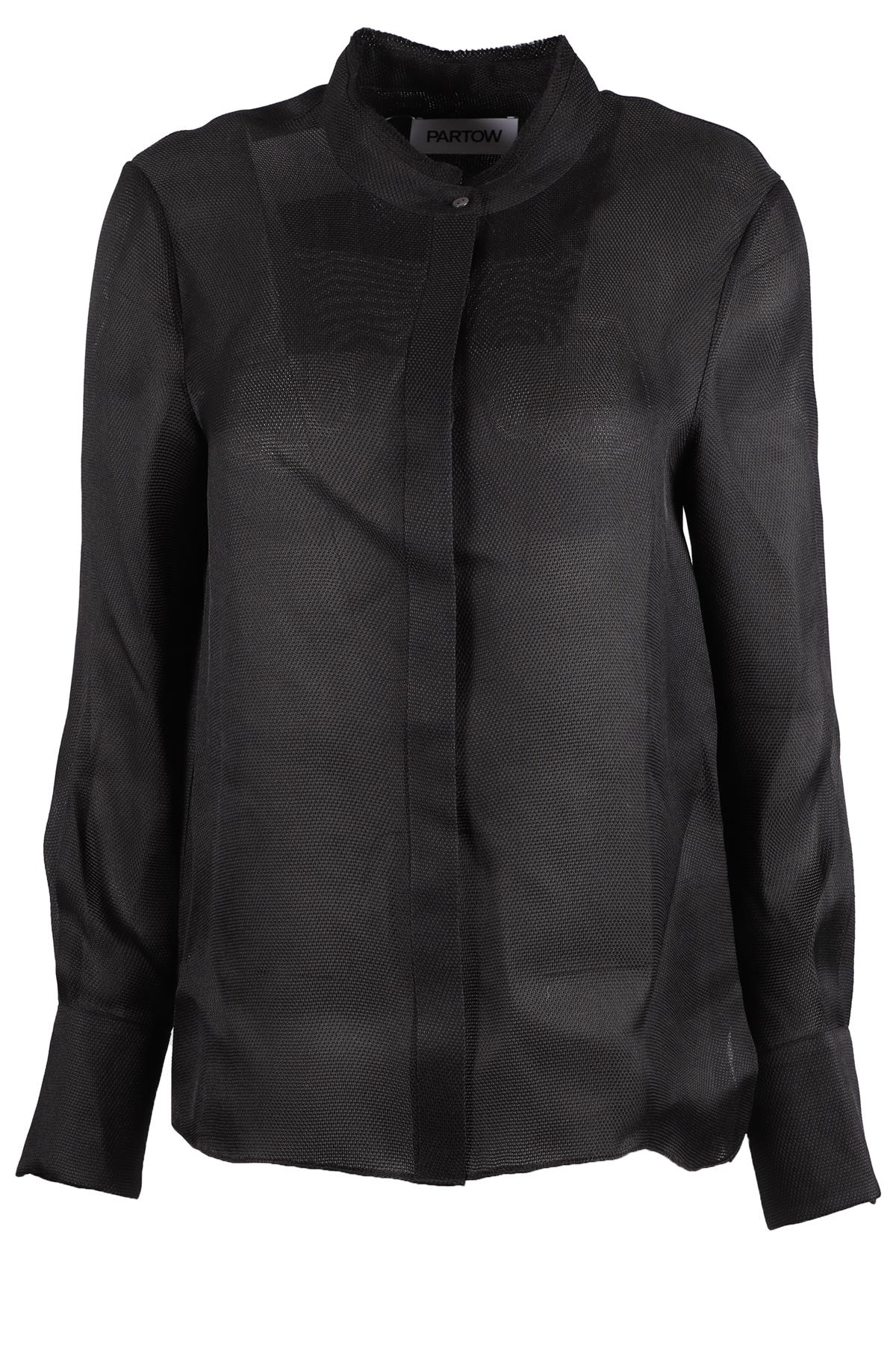 PARTOW BLACK SILK SHIRT US 2 UK 6 - Image 6