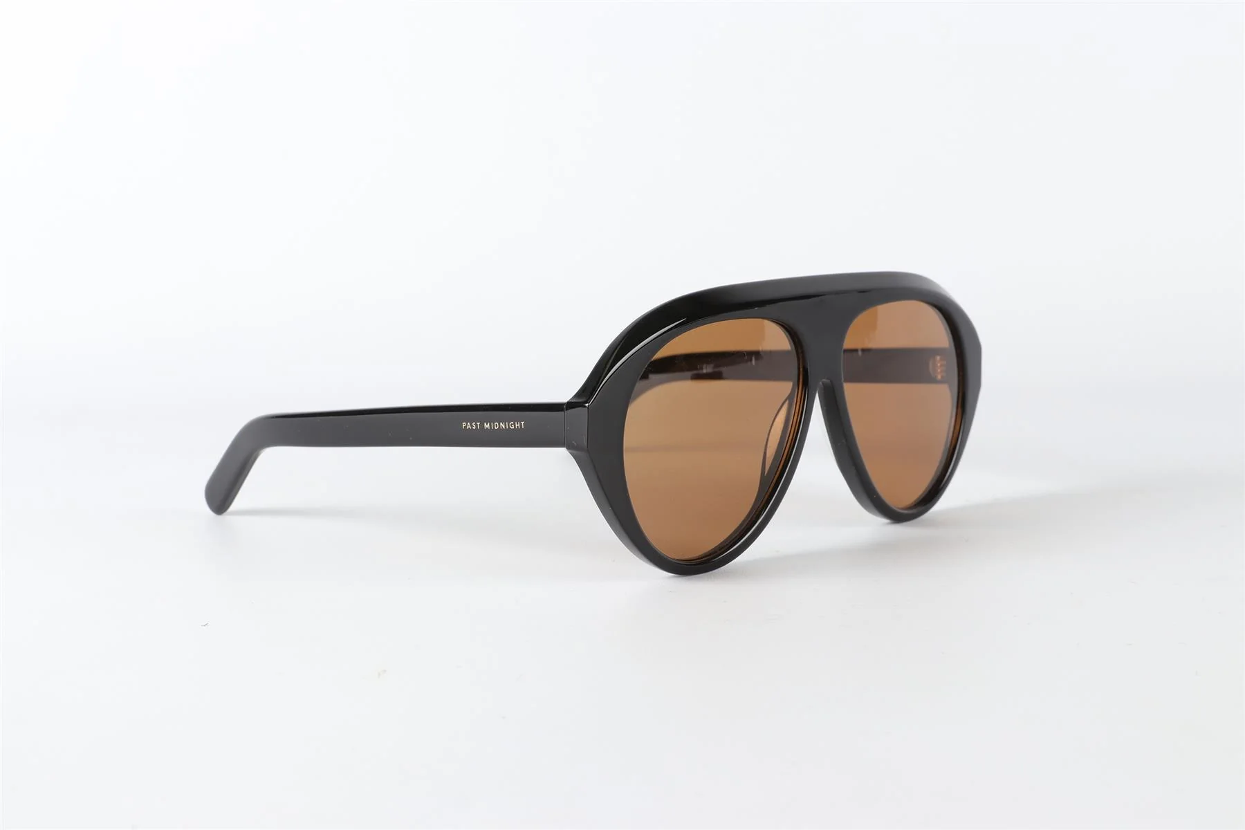 PAST MIDNIGHT BLACK ACETATE SUNGLASES - Image 2