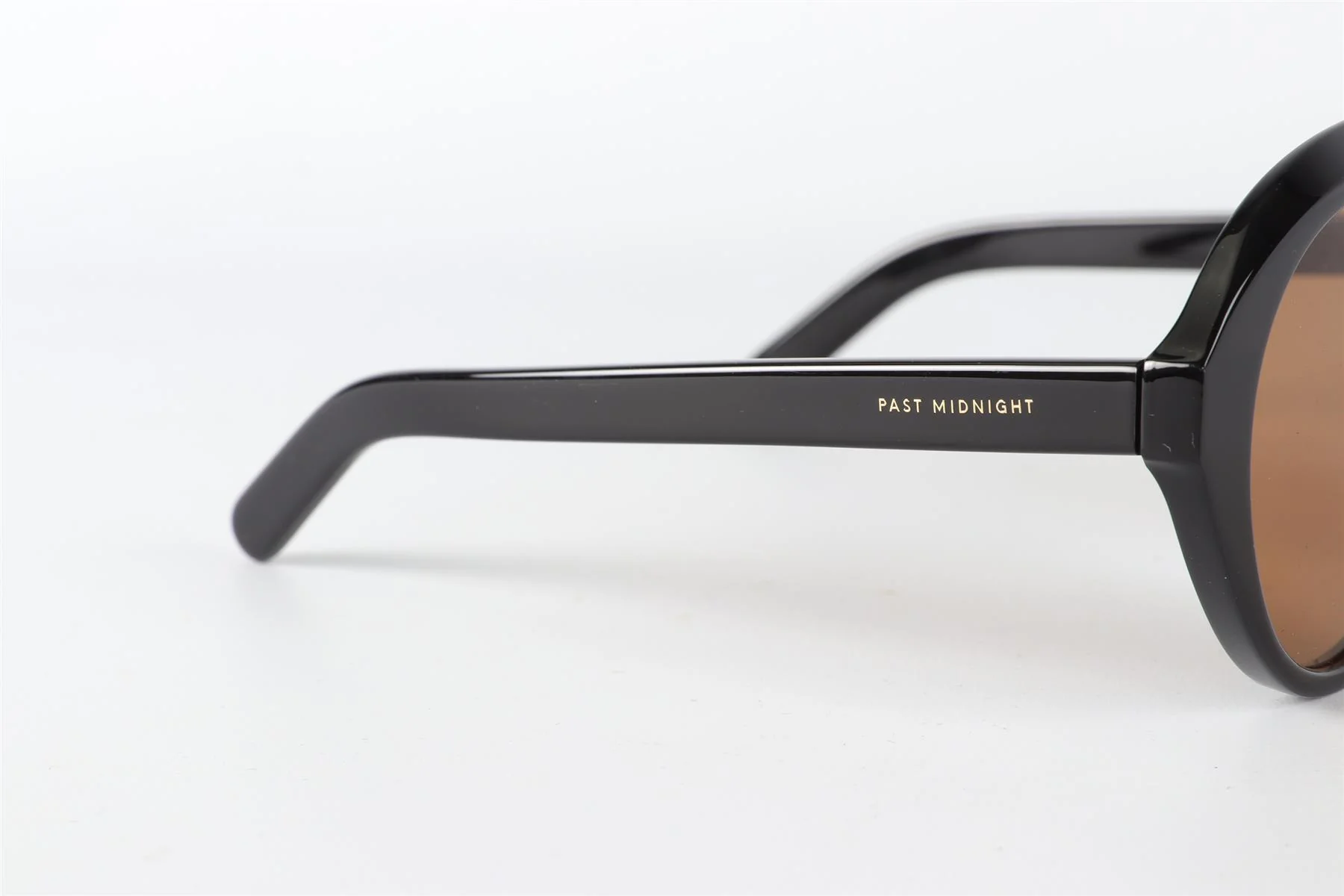 PAST MIDNIGHT BLACK ACETATE SUNGLASES - Image 5