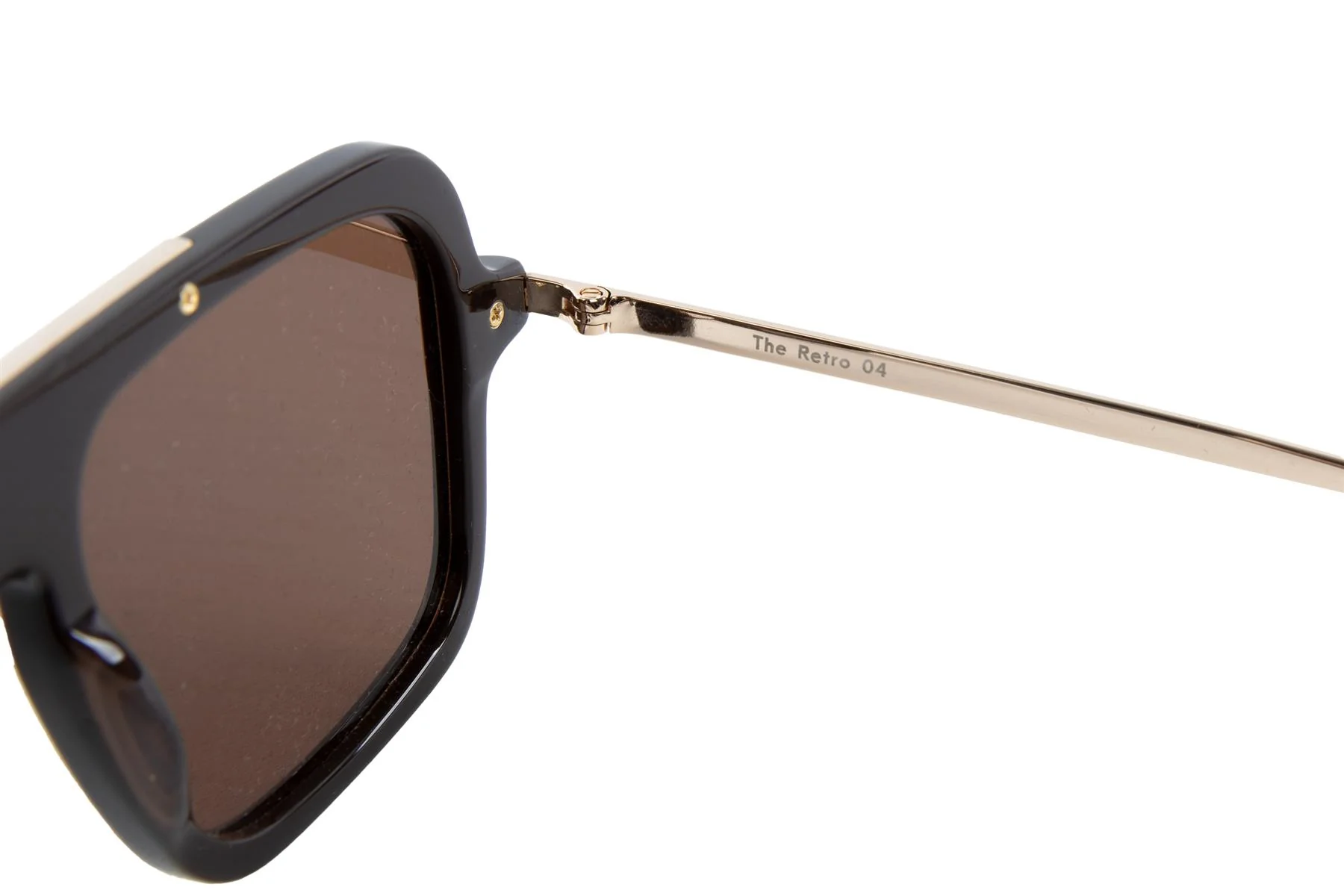 PAST MIDNIGHT BROWN THE RETRO ACETATE SUNGLASSES - Image 6