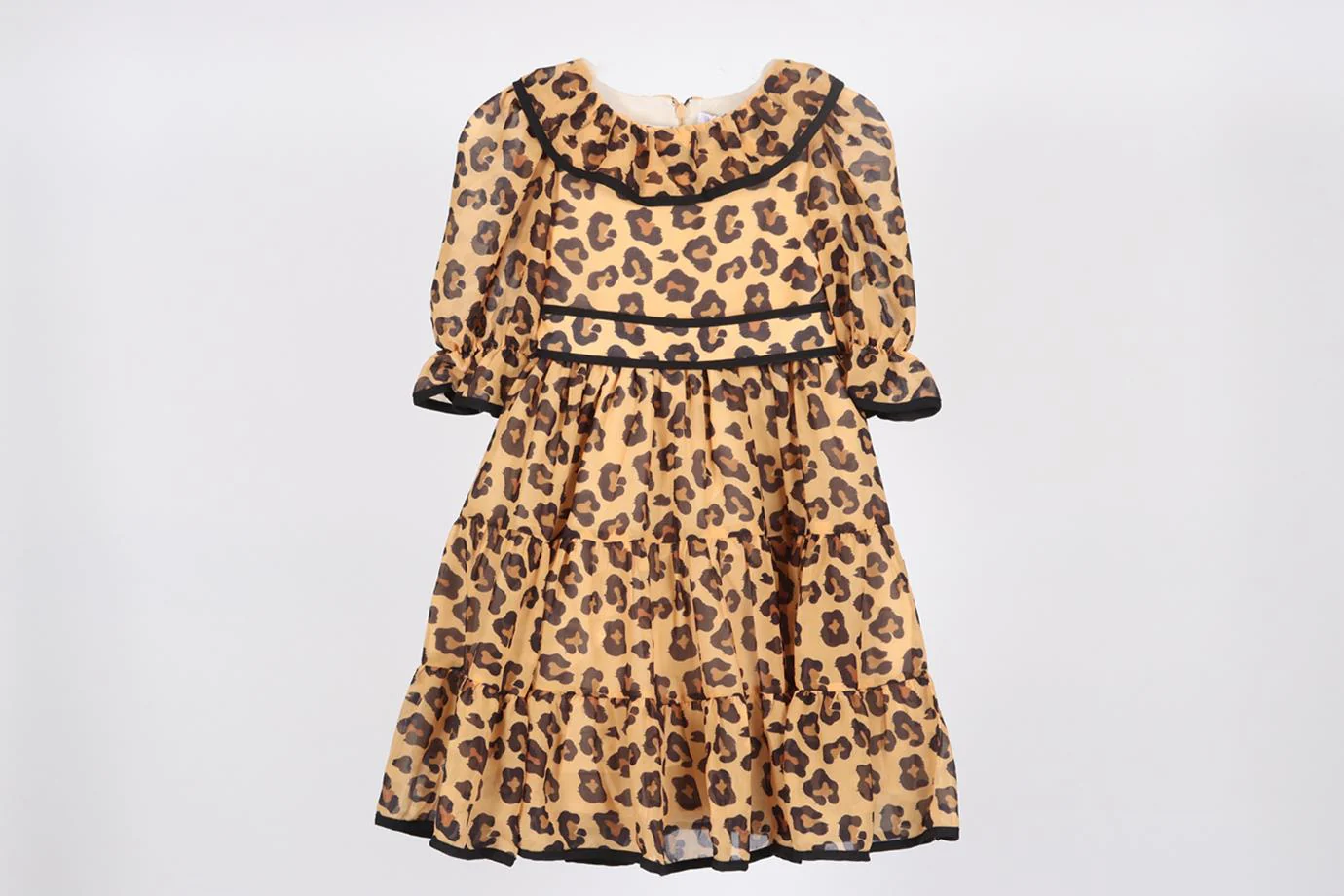 PATACHOU KIDS GIRLS CHIFFON DRESS 3 YEARS - Image 2