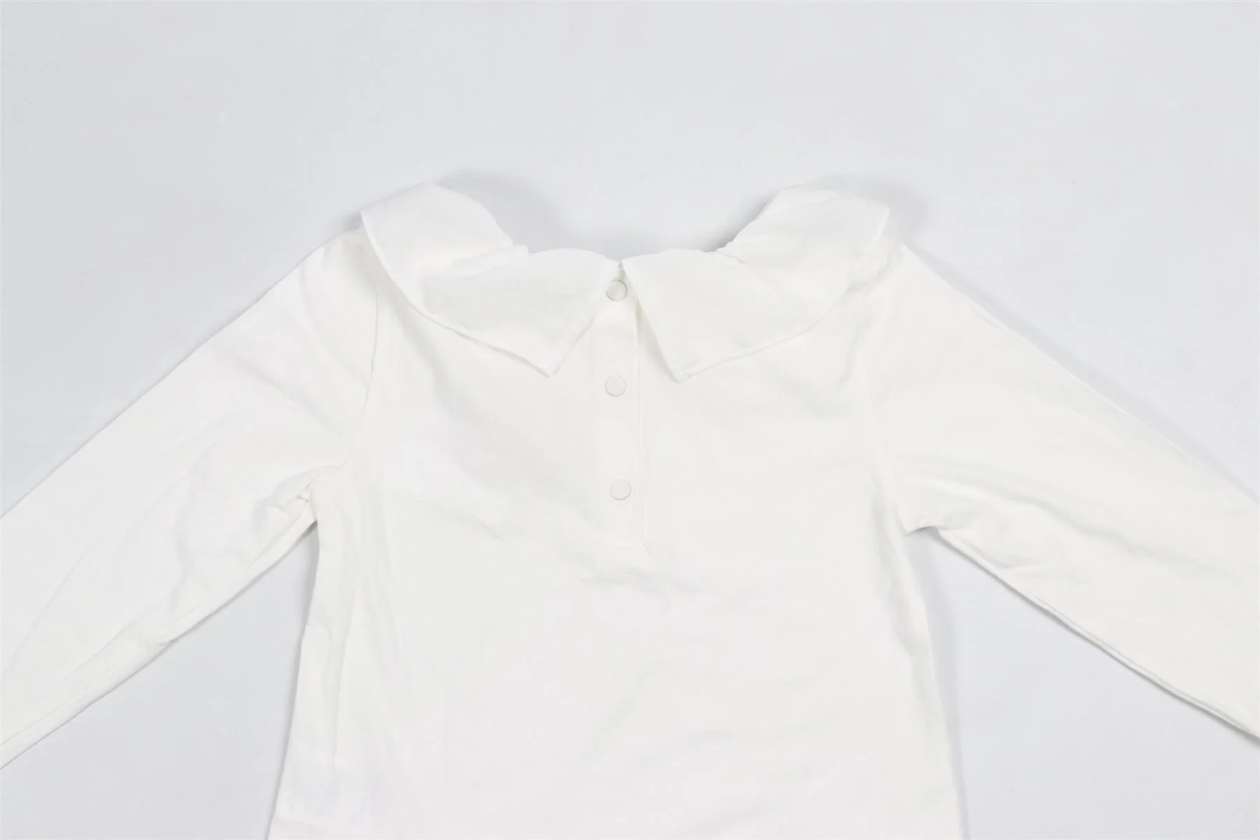 PATACHOU WHITE KIDS GIRLS COTTON TOP 8 YEARS - Image 3