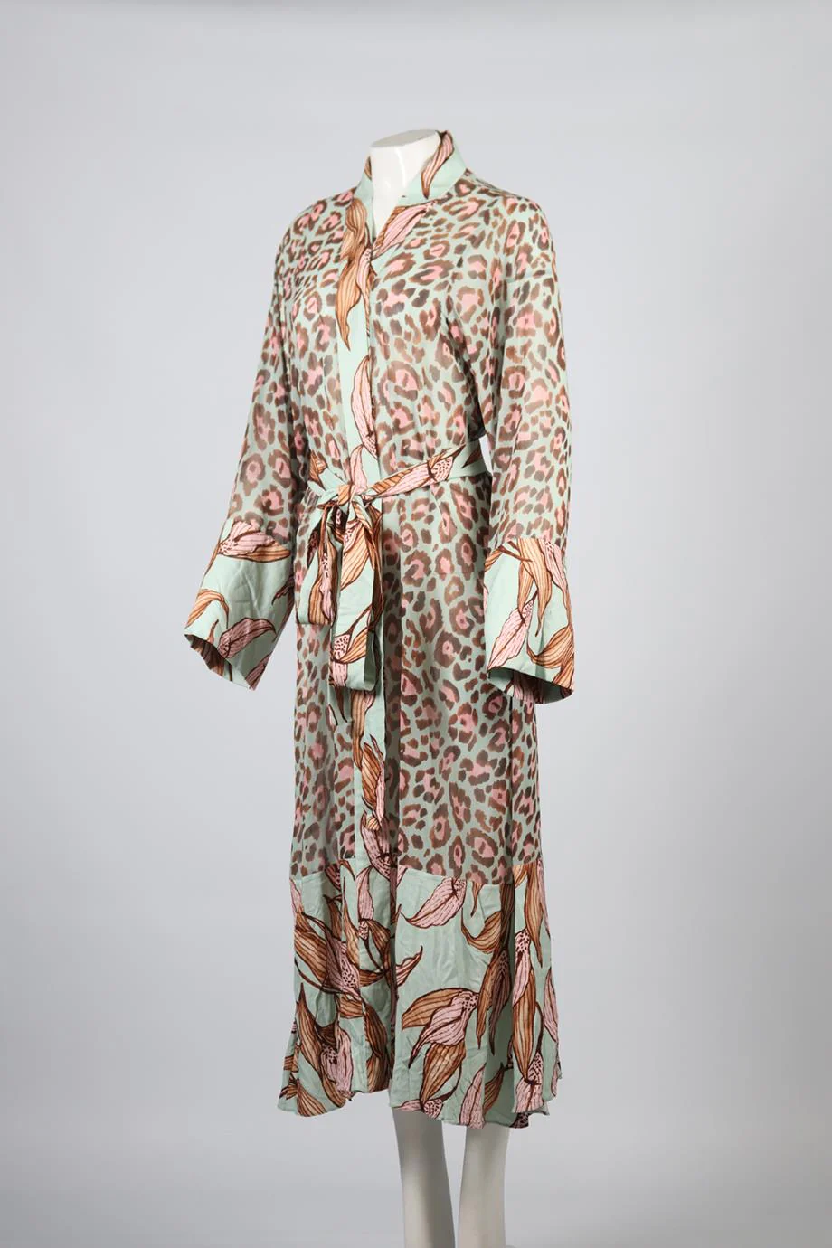 PATBO BELTED CREPE MAXI DRESS SMALL - Image 3