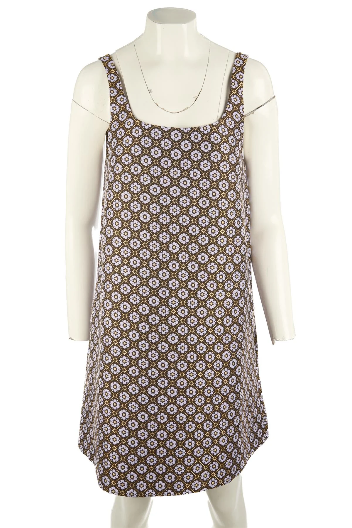 PAUL & JOE BROWN COTTON MINI DRESS FR 38 UK 10 - Image 2