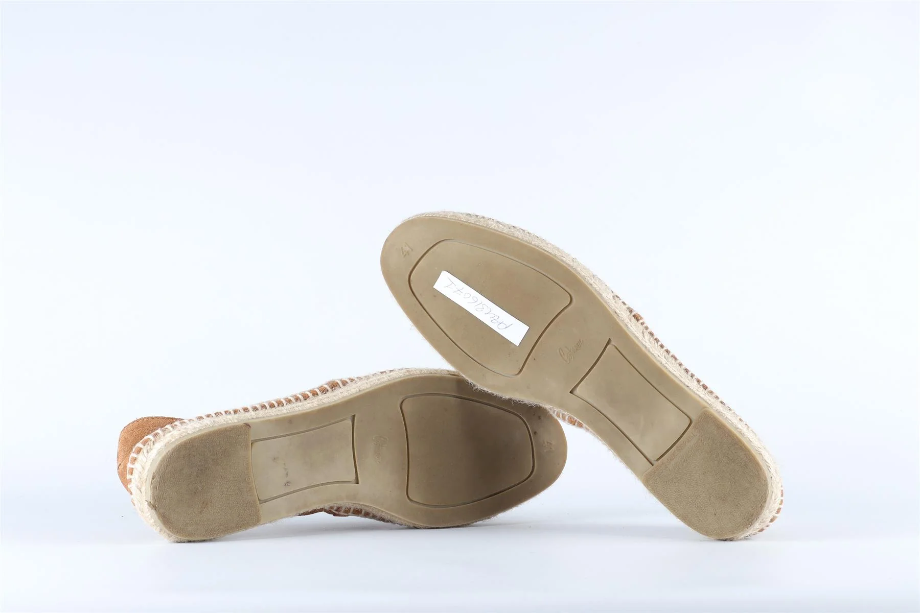 PAUL SMITH + CASTANER BROWN MEN'S SUEDE ESPADRILLES EU 41 UK 7 US 8 - Image 6