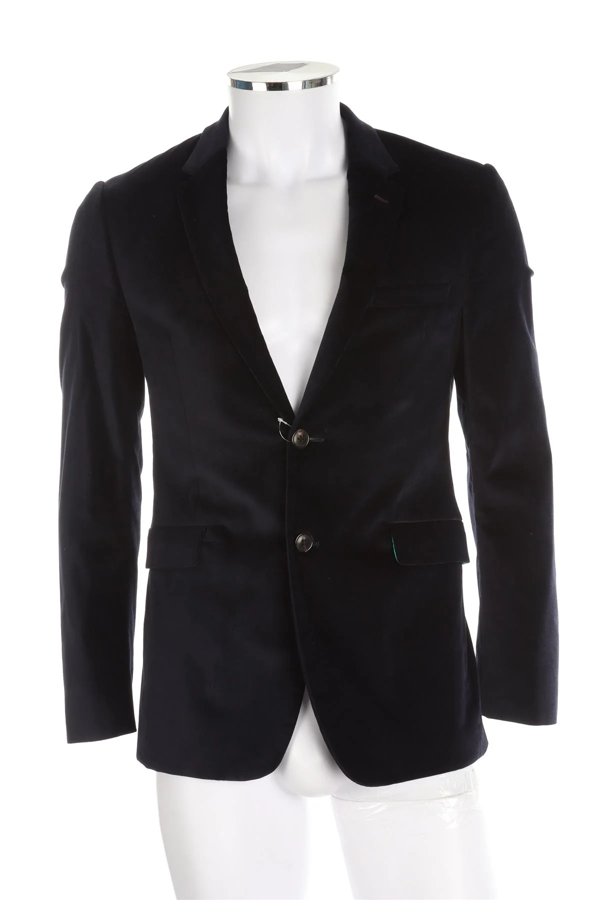 PAUL SMITH NAVY MENS VELVET BLAZER UK/US 36 FR 36 IT 46 - Image 2