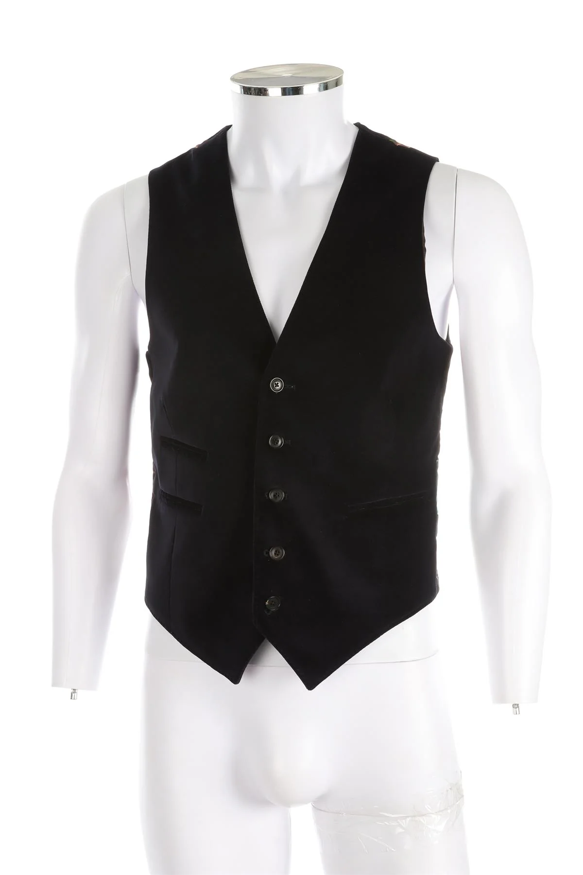 PAUL SMITH NAVY MENS VELVET WAISTCOAT UK/US 36 FR 36 IT 46 - Image 2