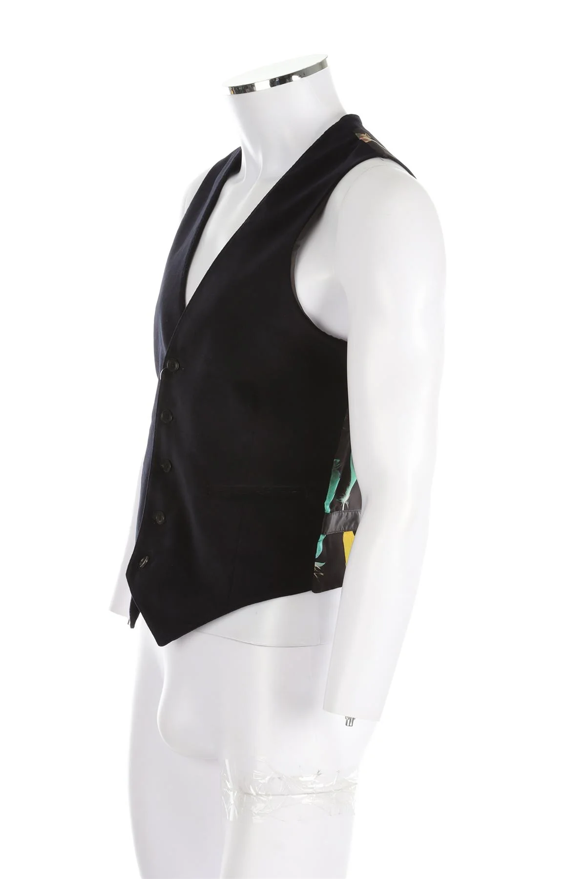 PAUL SMITH NAVY MENS VELVET WAISTCOAT UK/US 36 FR 36 IT 46 - Image 3