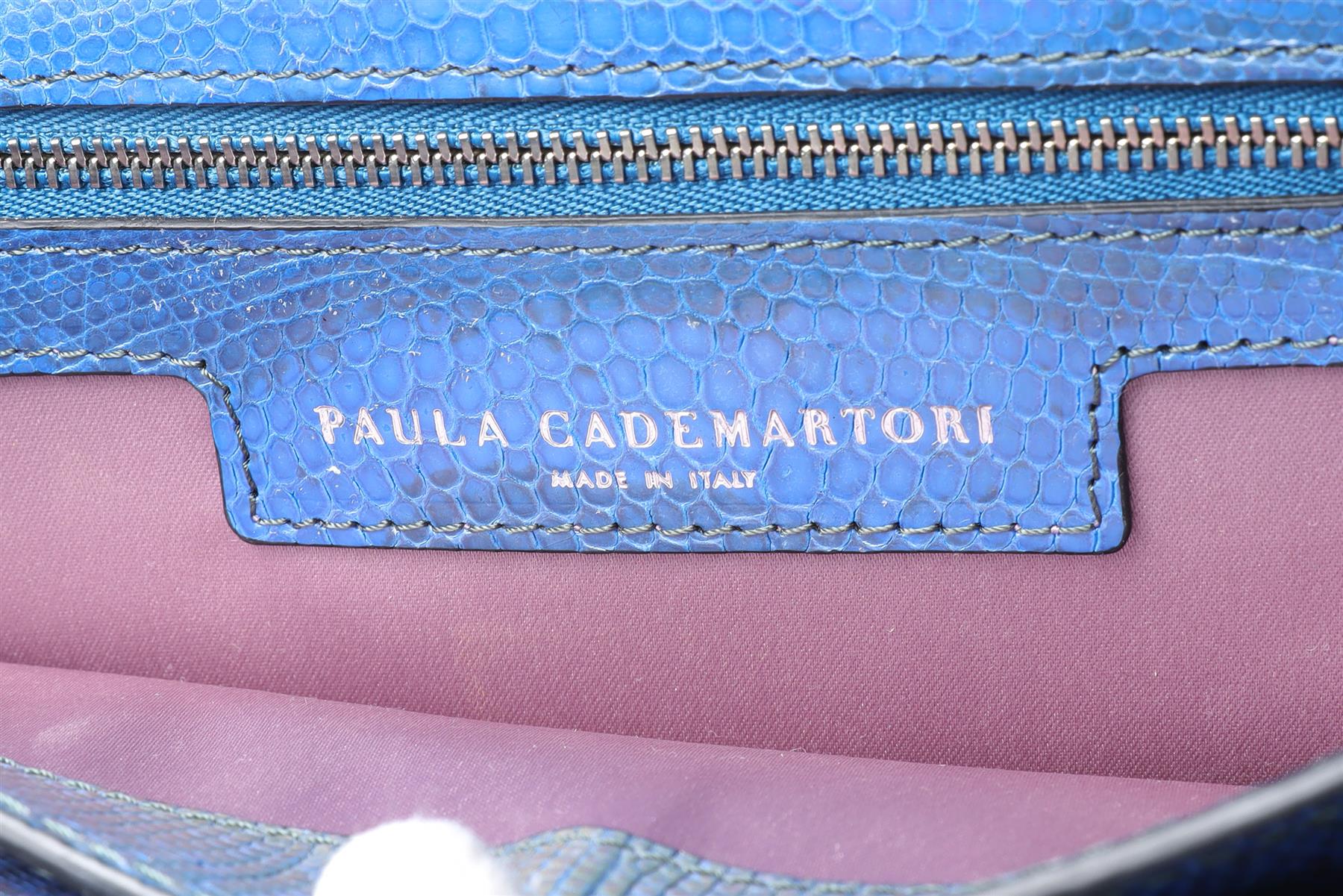 PAULA CADEMATORI BLUE LEATHER BAG - Image 11