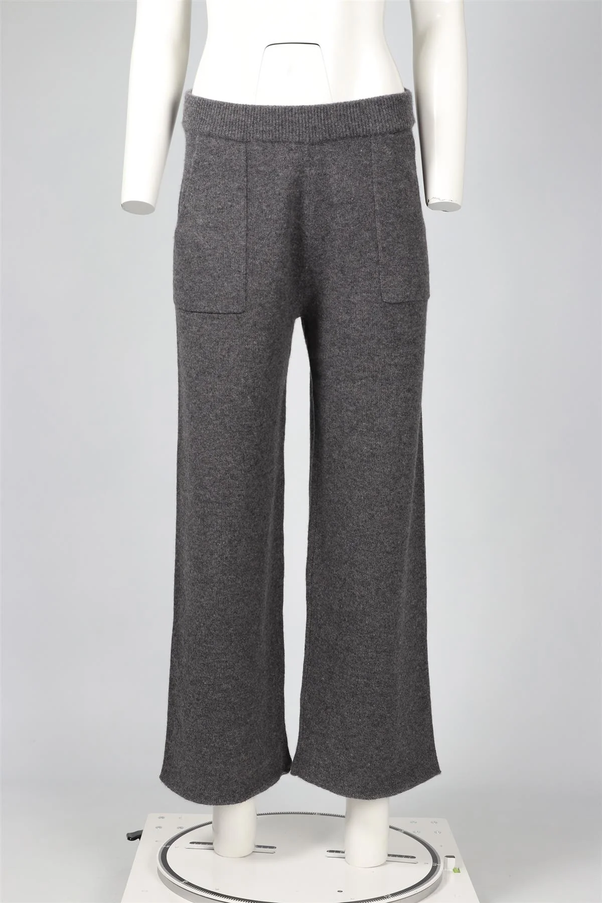 PAULIE GREY CASHMERE TAPERED PANTS LARGE - Image 2