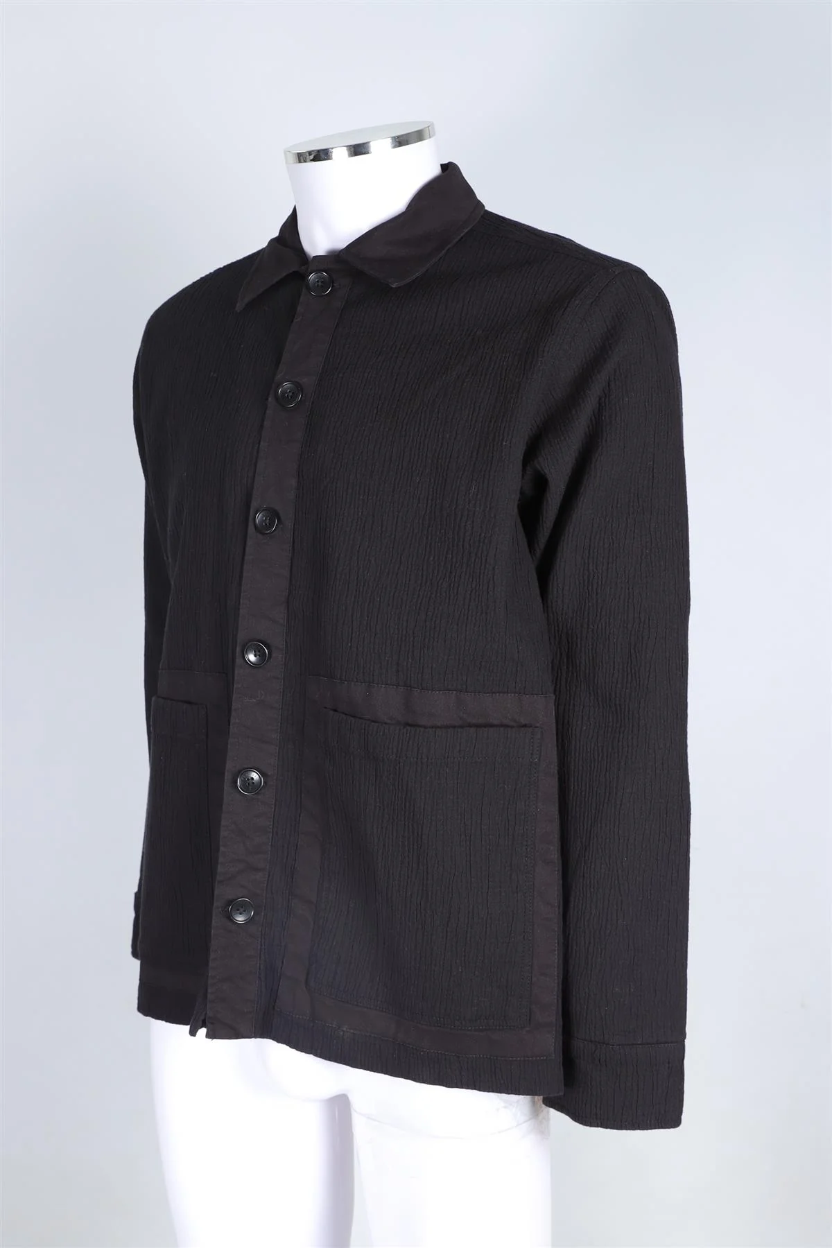 PERCIVAL BLACK MEN'S COTTON JACKET MEDIUM - Image 3