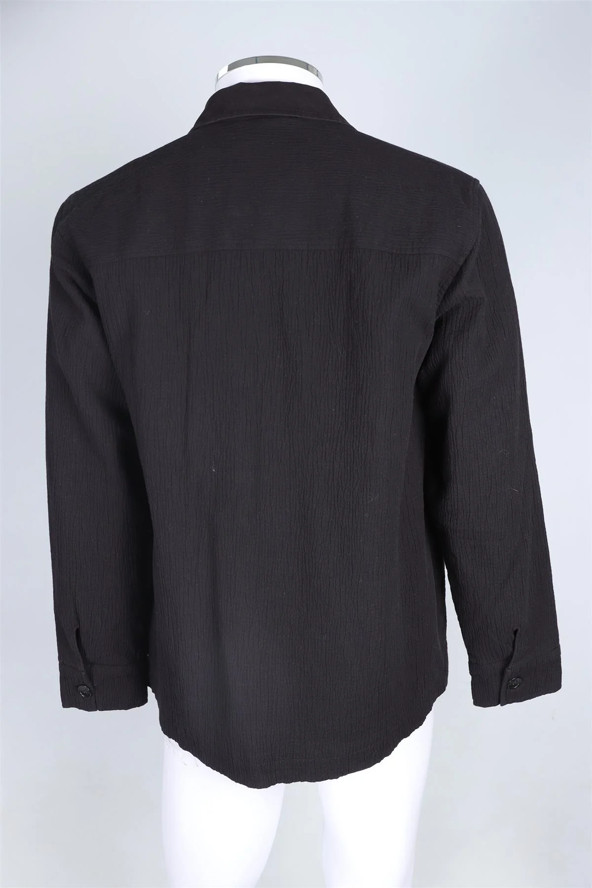 PERCIVAL BLACK MEN'S COTTON JACKET MEDIUM - Image 4