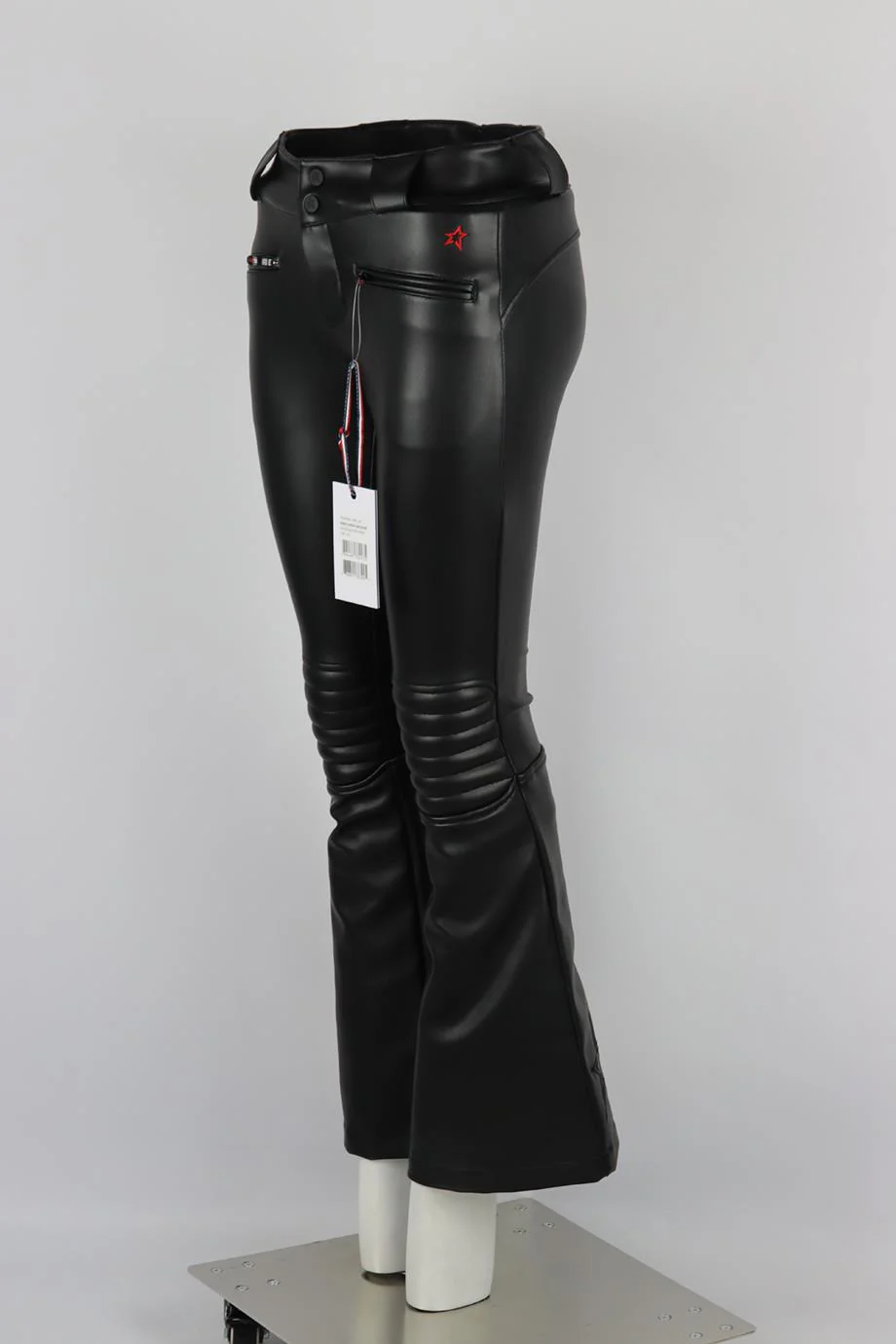 PERFECT MOMENT FAUX LEATHER FLARED SKI PANTS XSMALL - Image 3