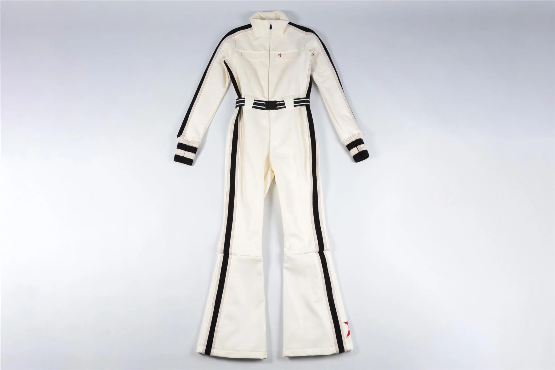 PERFECT MOMENT IVORY FAUX LEATHER SKI SUIT SMALL - Image 2