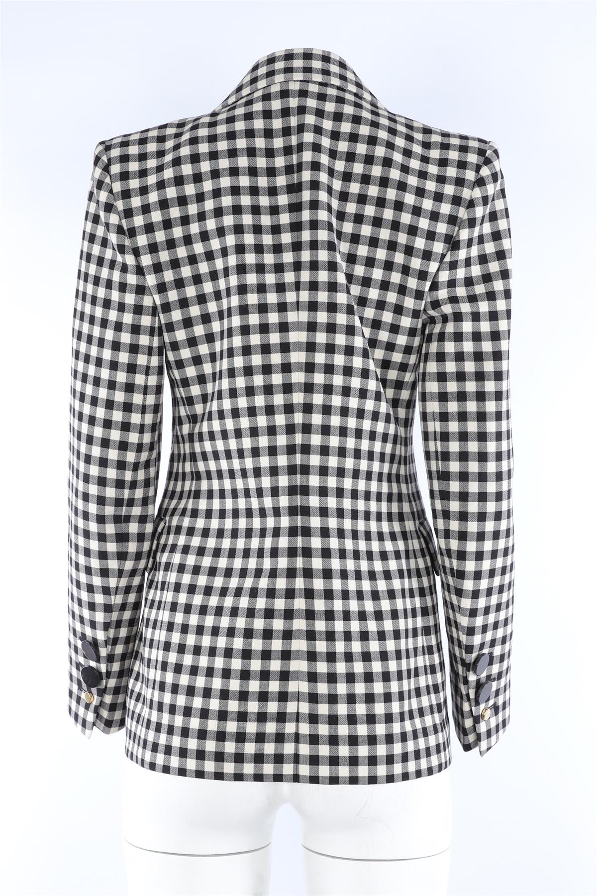 PETAR PETROV BLACK WOOL BLAZER FR 38 UK 10 - Image 4