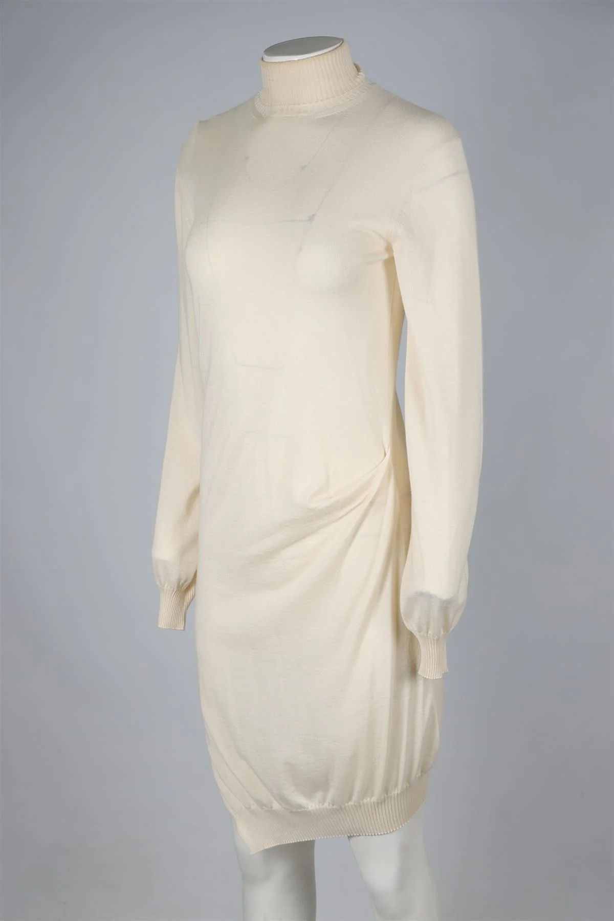 PETAR PETROV CREAM CASHMERE MIDI DRESS FR 36 UK 8 - Image 3