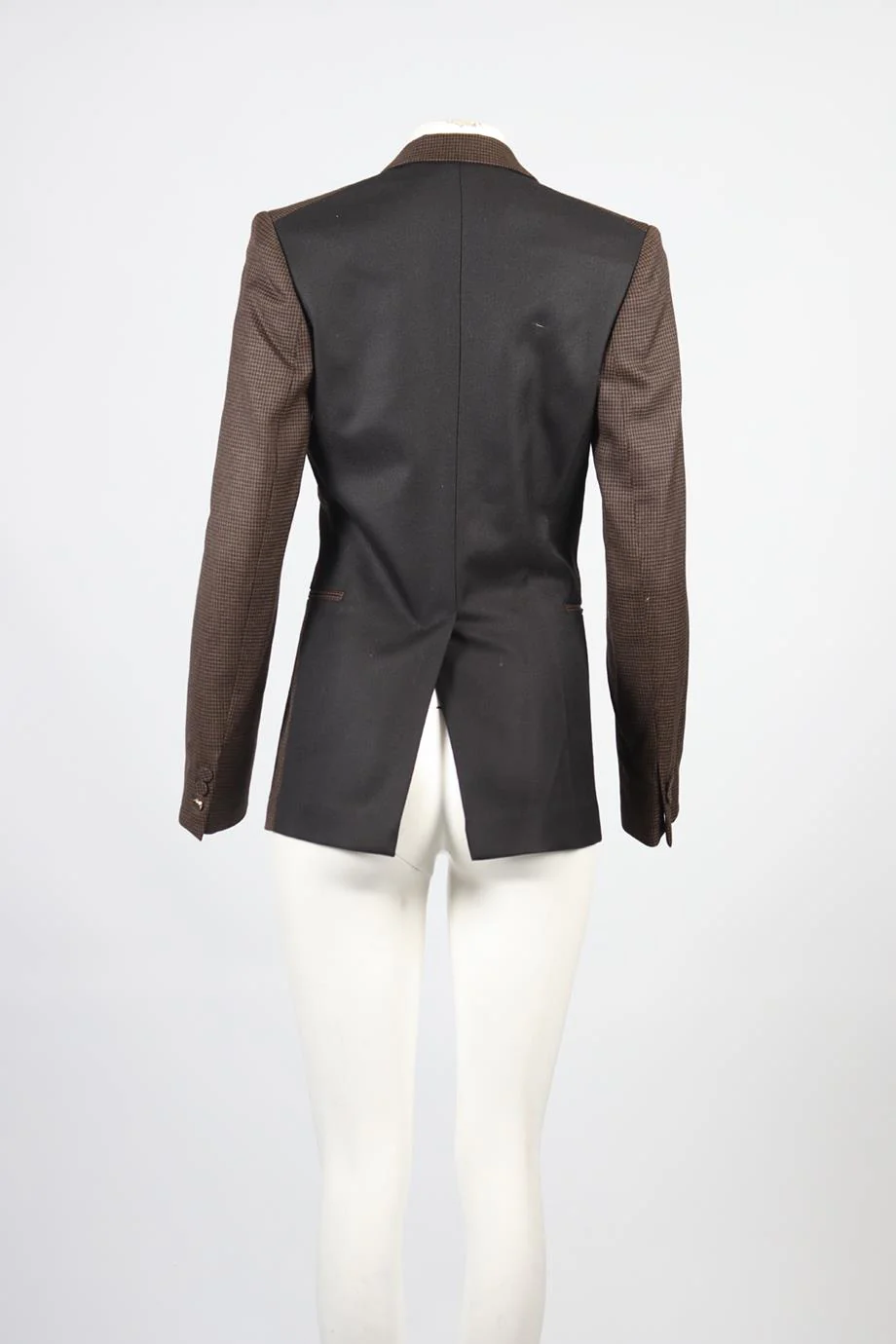 PETAR PETROV HOUNDSTOOTH WOOL BLAZER FR 34 UK 6 - Image 4