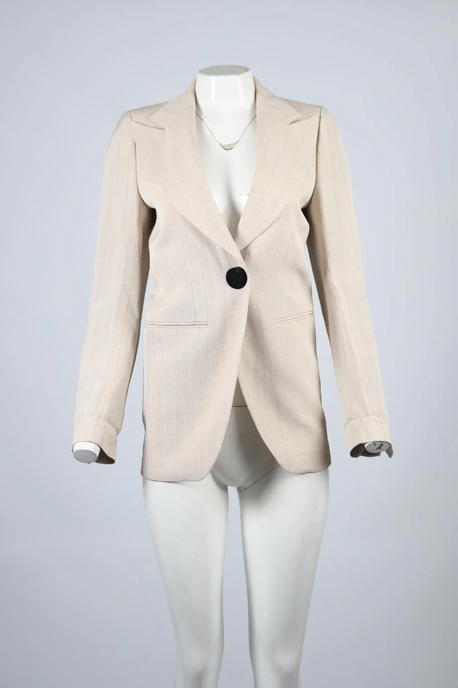 PETAR PETROV LINEN BLEND BLAZER FR 34 UK 6 - Image 2