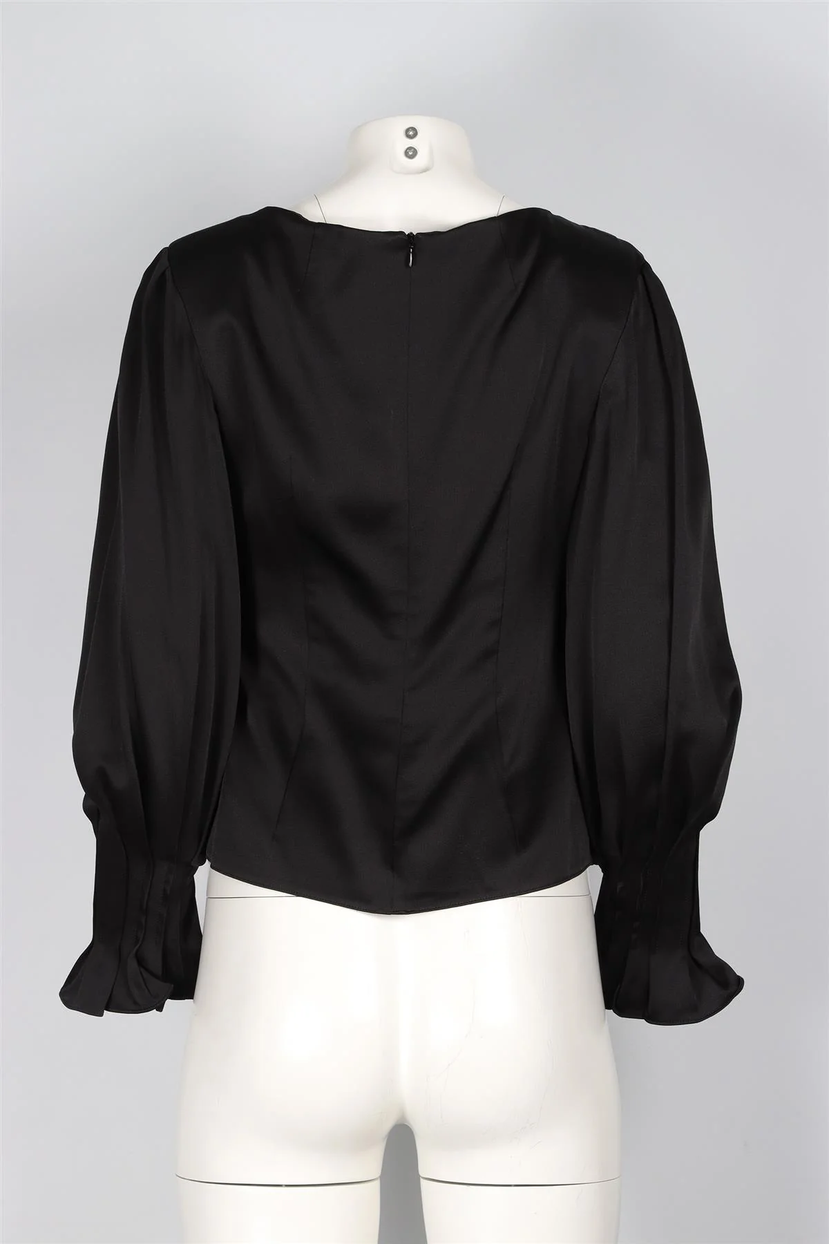 PETER PILOTTO BLACK SATIN TOP UK 8 - Image 4
