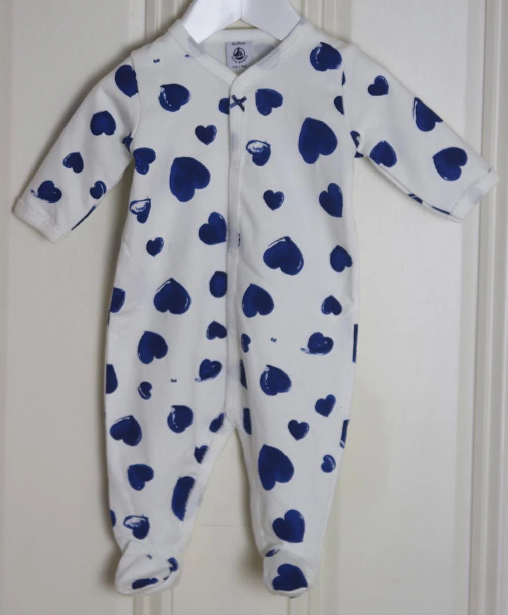 PETIT BATEAU BABY UNISEX COTTON BABYGROW 3 MONTHS - Image 2