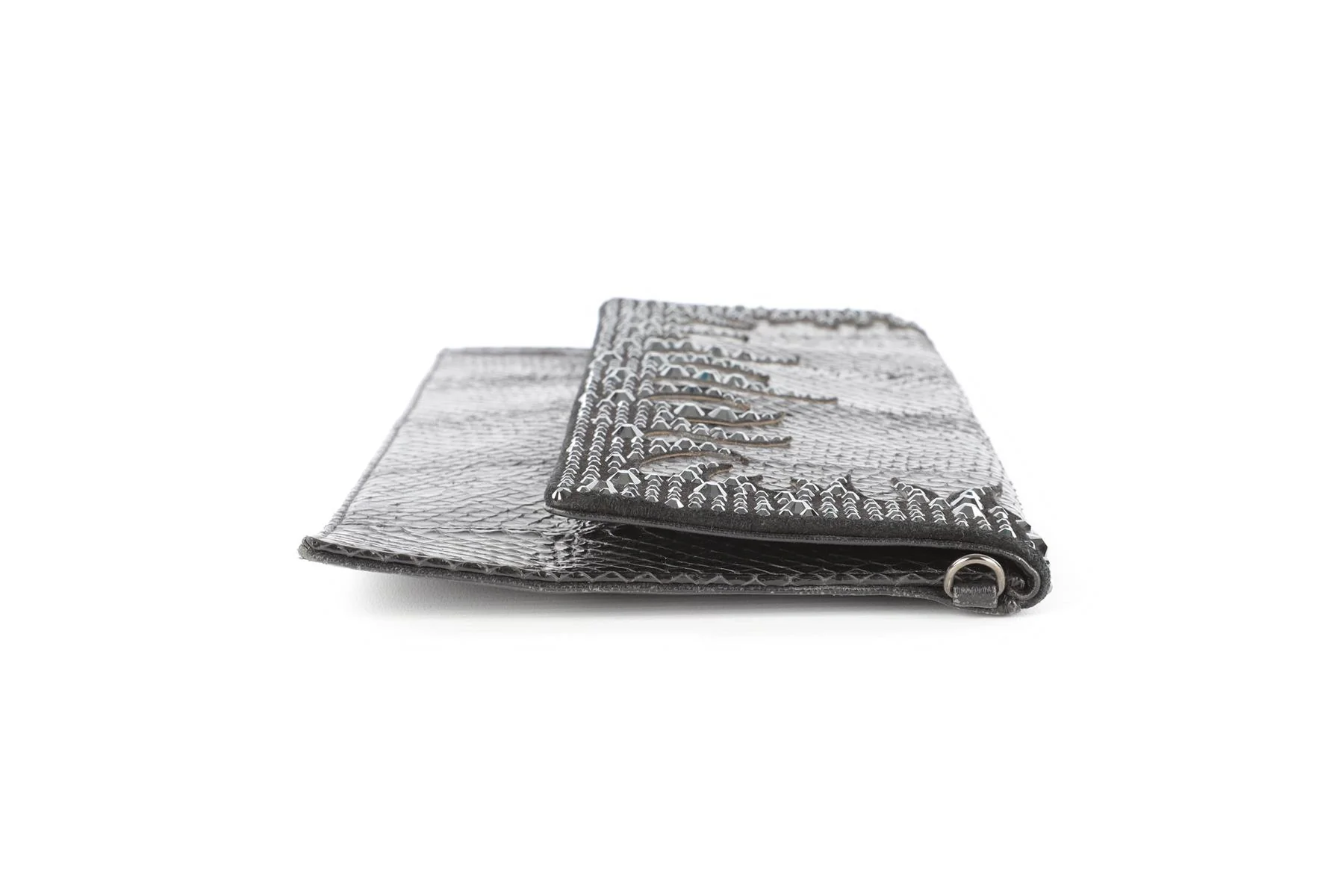 PHILIPP PLEIN BLACK LEATHER CLUTCH - Image 4