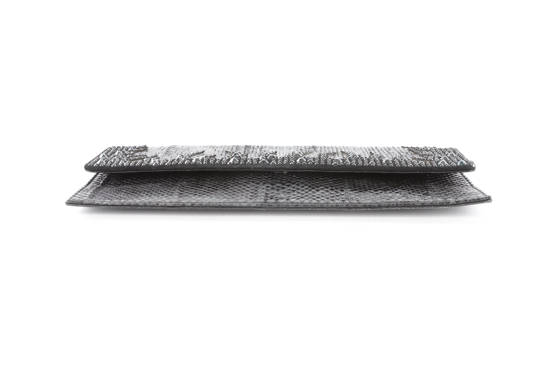 PHILIPP PLEIN BLACK LEATHER CLUTCH - Image 6