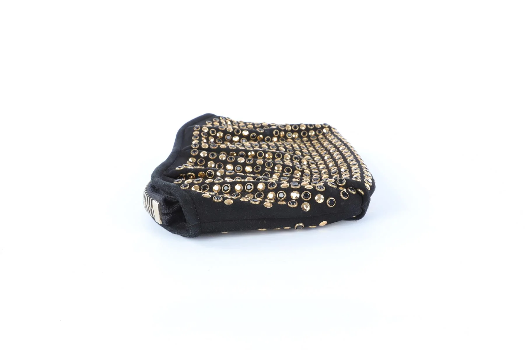 PHILIPP PLEIN BLACK SUEDE CLUTCH - Image 4