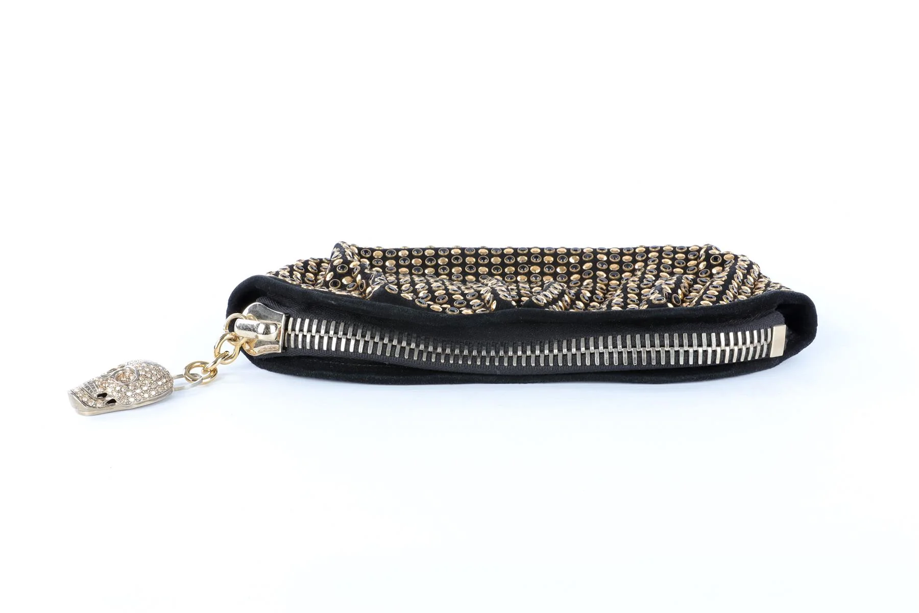 PHILIPP PLEIN BLACK SUEDE CLUTCH - Image 7