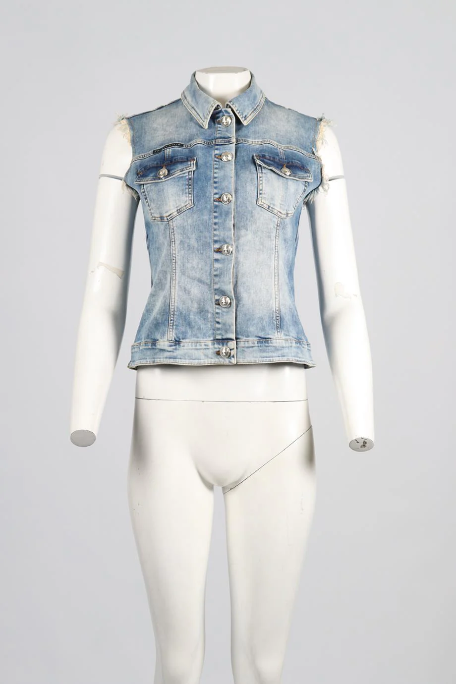 PHILIPP PLEIN DENIM GILET LARGE - Image 2