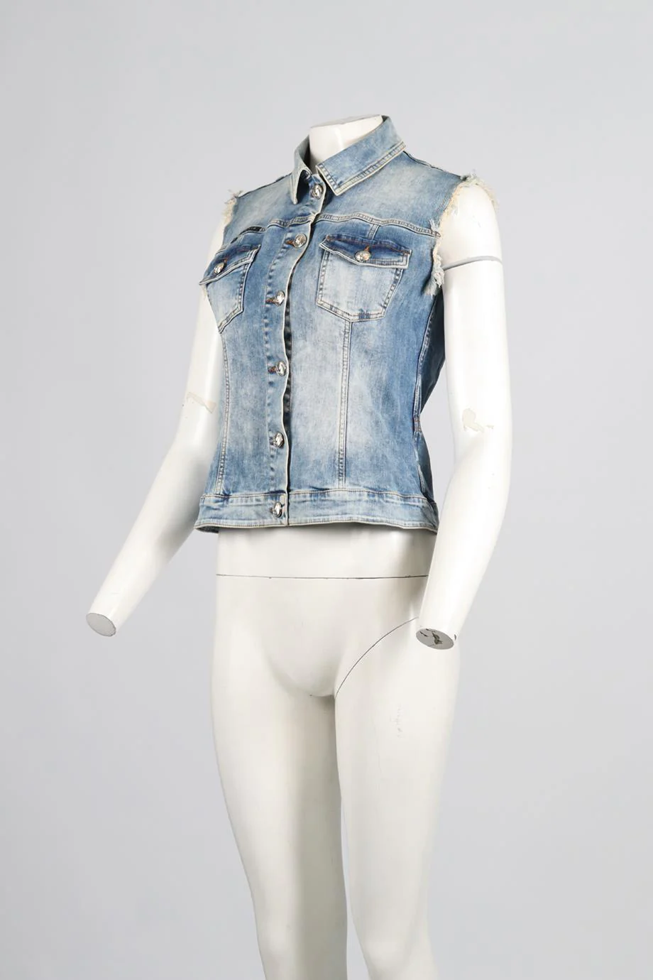 PHILIPP PLEIN DENIM GILET LARGE - Image 3