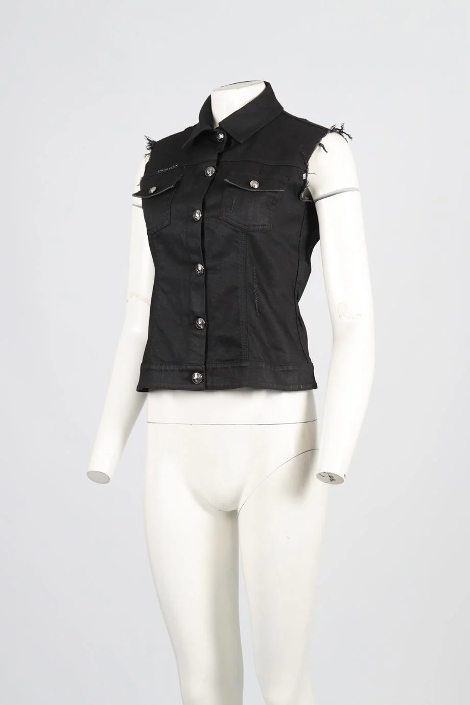PHILIPP PLEIN DENIM GILET MEDIUM - Image 3