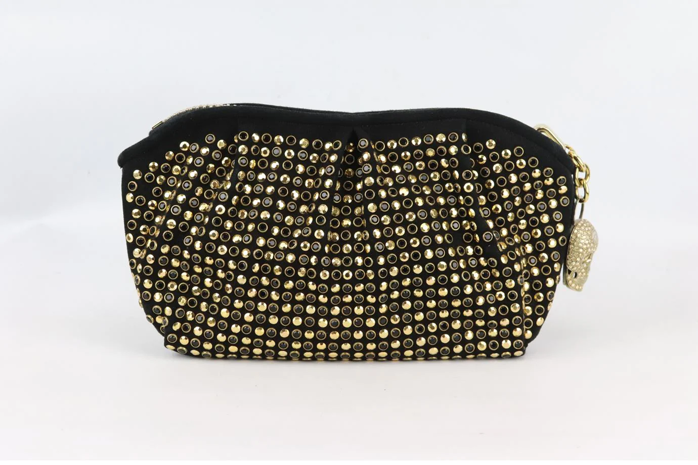 PHILIPP PLEIN EMBELLISHED SUEDE CLUTCH - Image 2