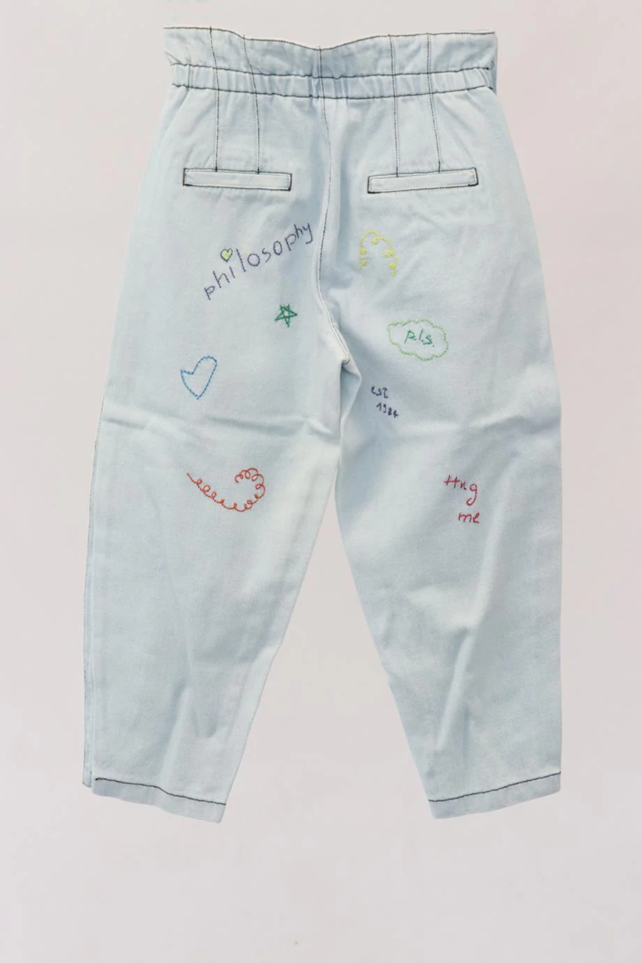 PHILOSOPHY DI LORENZO SERAFINI KIDS GIRLS JEANS 8-12 YEARS - Image 3