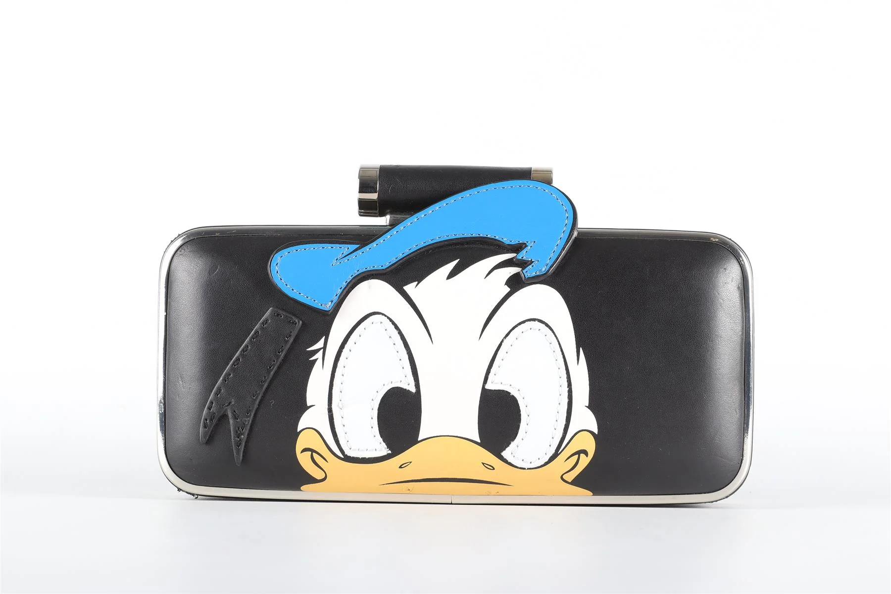 PINKO BLACK LEATHER CLUTCH - Image 2